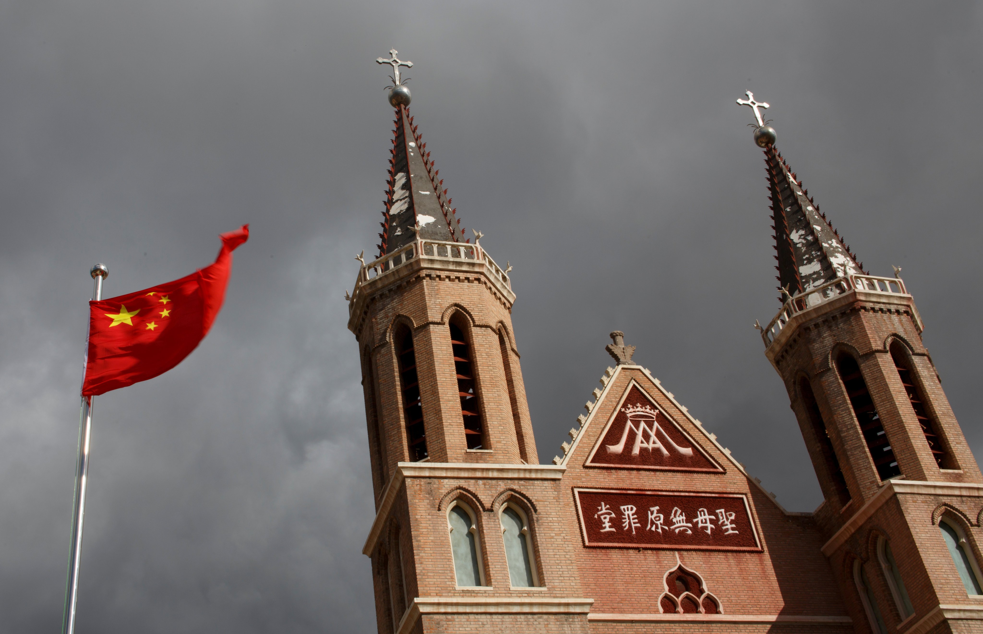 A Catholic underground church in China’s Hebei province. Photo: Reuters