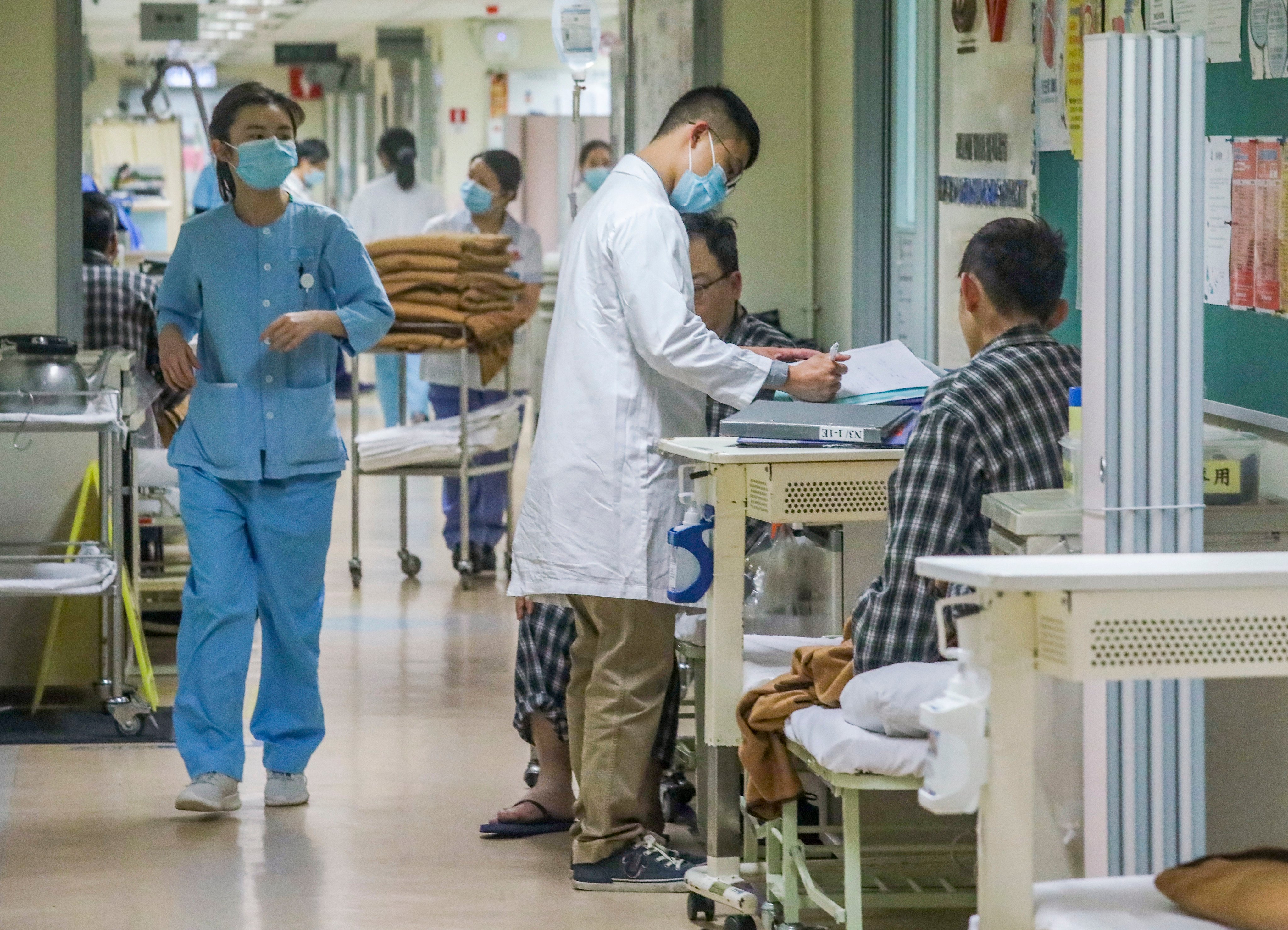Hong Kong’s public hospitals have been strained by staff shortages. Photo: Nora Tam