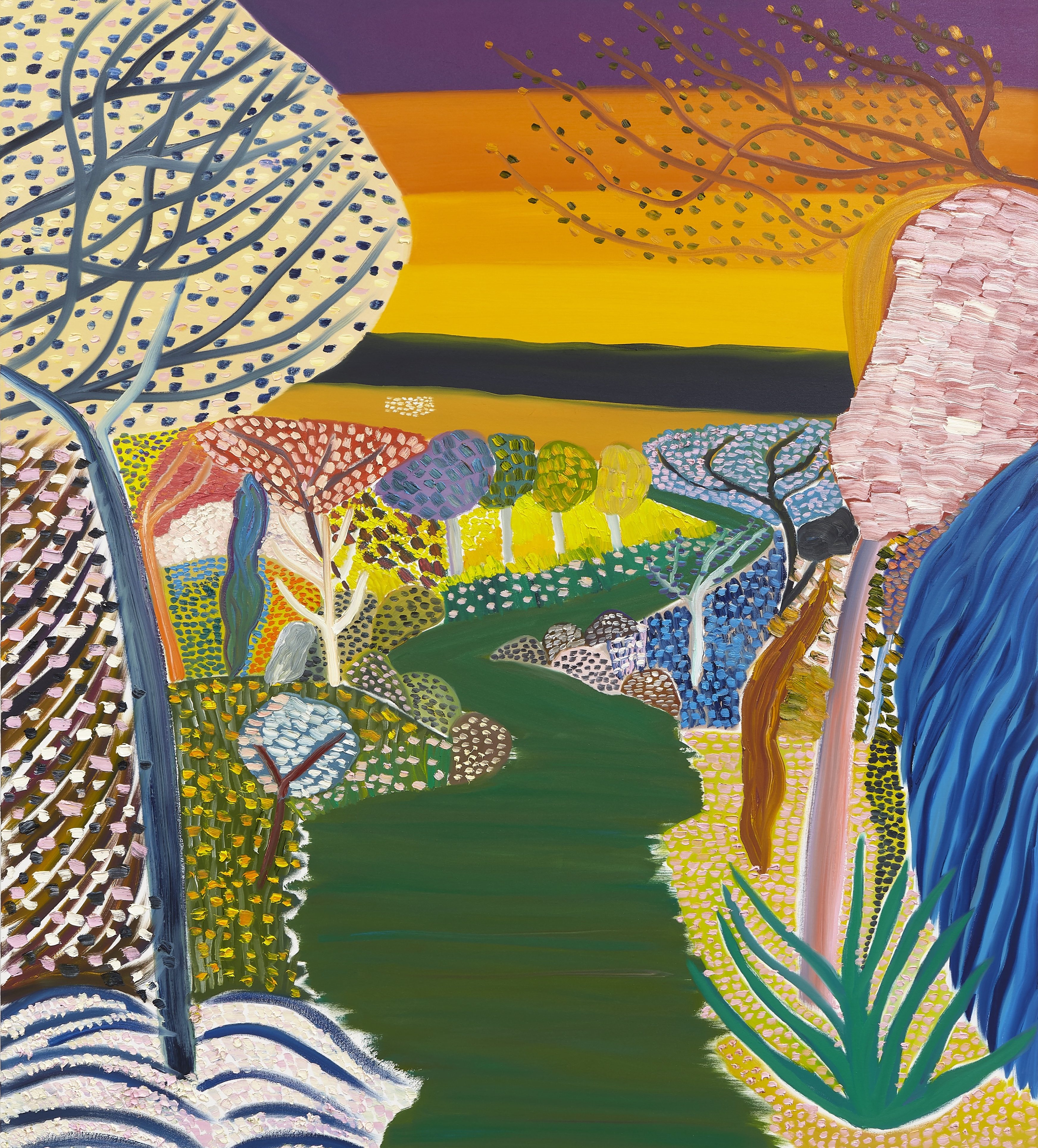 Matthew Wong’s River at Dusk (2018) sold for US $4.6 million in December 2020 – and that’s not even his most expensive work. Photo: Phillips Auction