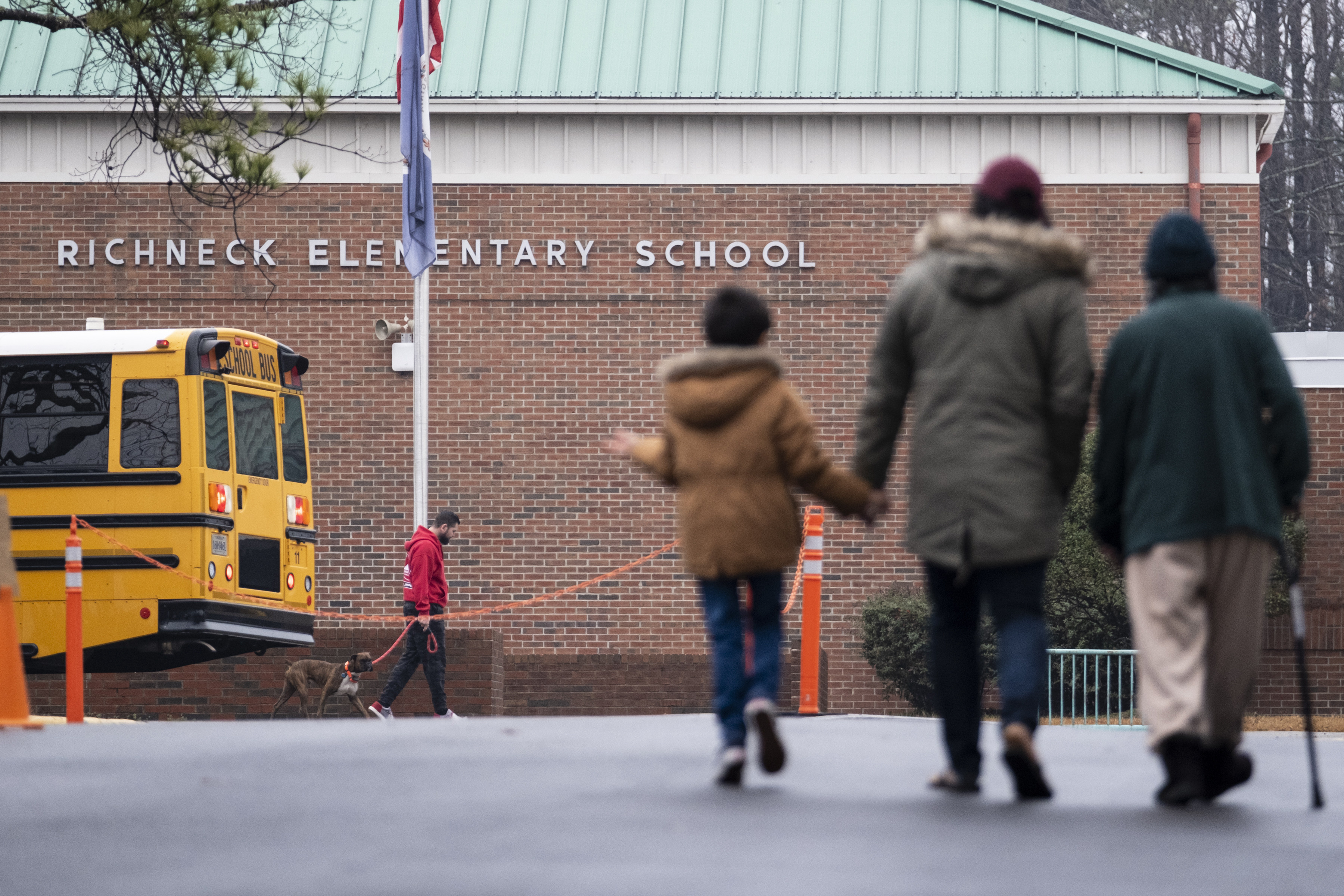 The shooting rattled the military shipbuilding community and sent shock waves around the country, with many wondering how a child so young could get access to a gun and shoot his teacher. Photo: via AP