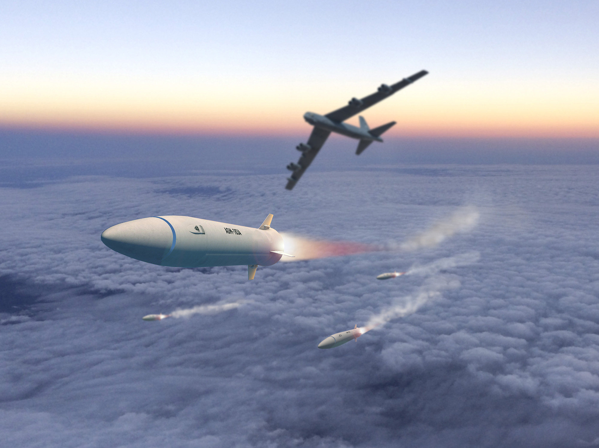 Concept art shows US defence giant Lockheed Martin’s hypersonic Air-launched Rapid Response Weapon (ARRW). The US Air Force recently announced it would no longer pursue the missile’s development. Photo: Lockheed Martin