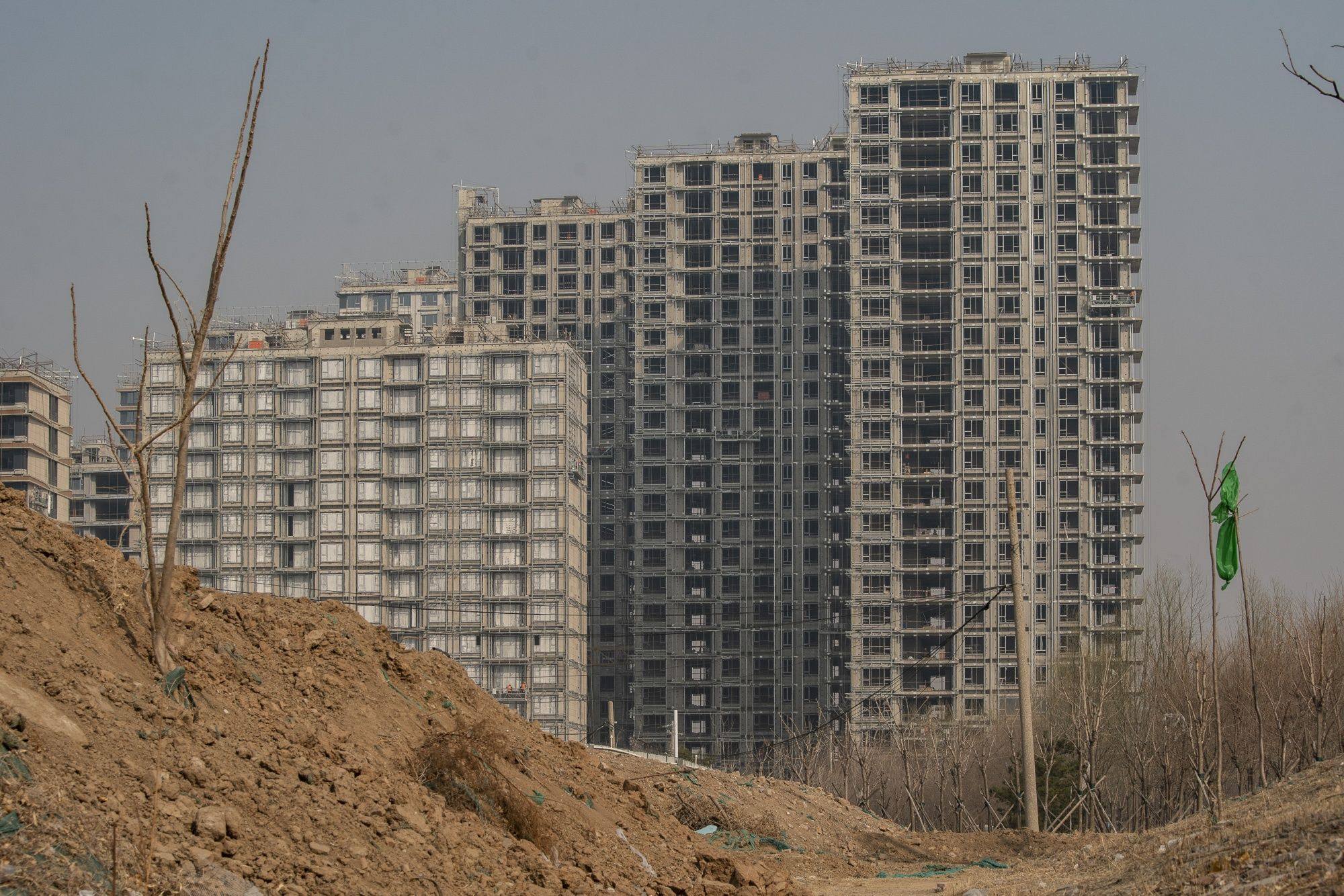 Residential buildings under construction in Beijing on March 4, 2023. Photo: Bloomberg