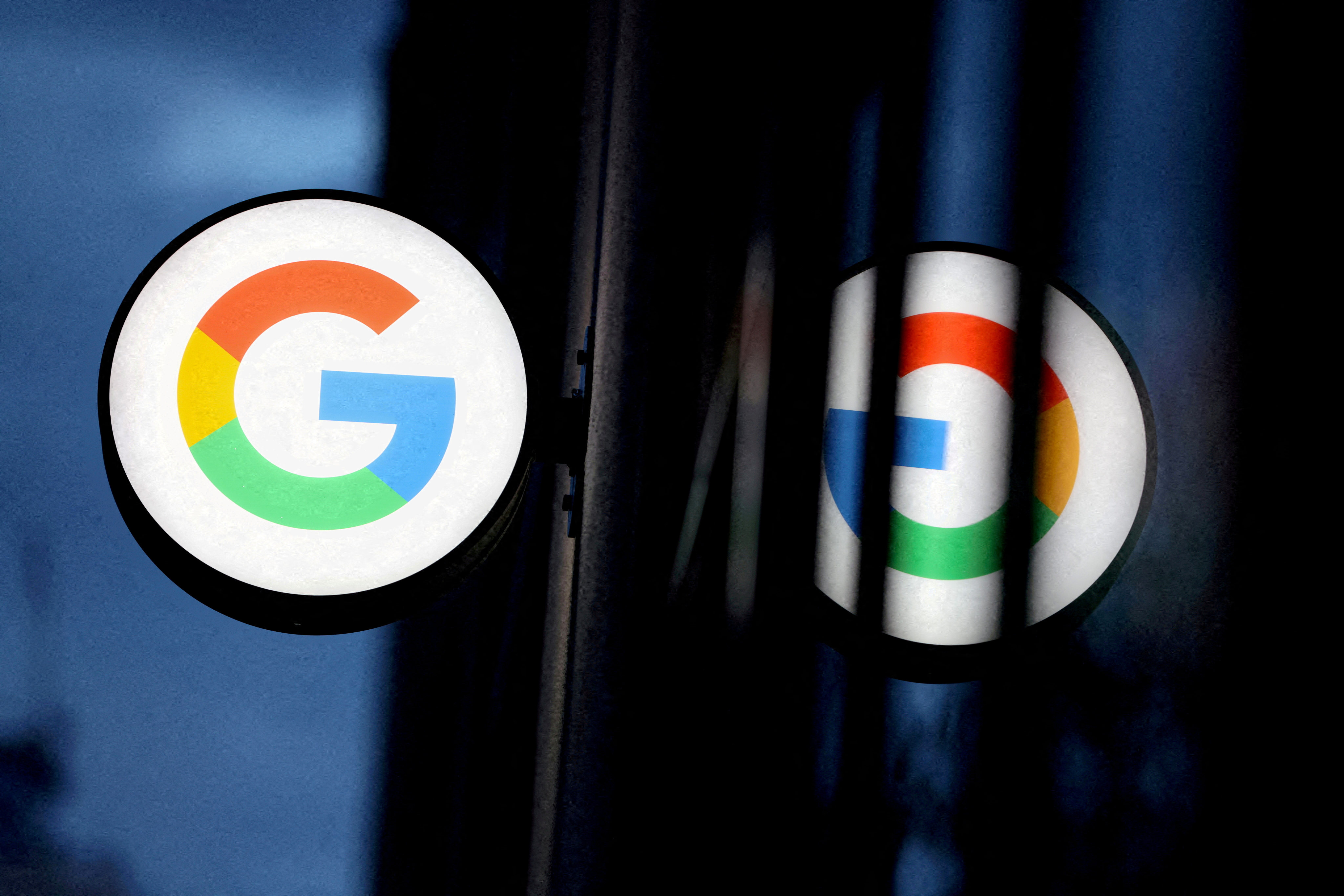 The Google logo is seen in New York City on November 17, 2021. Photo: Reuters