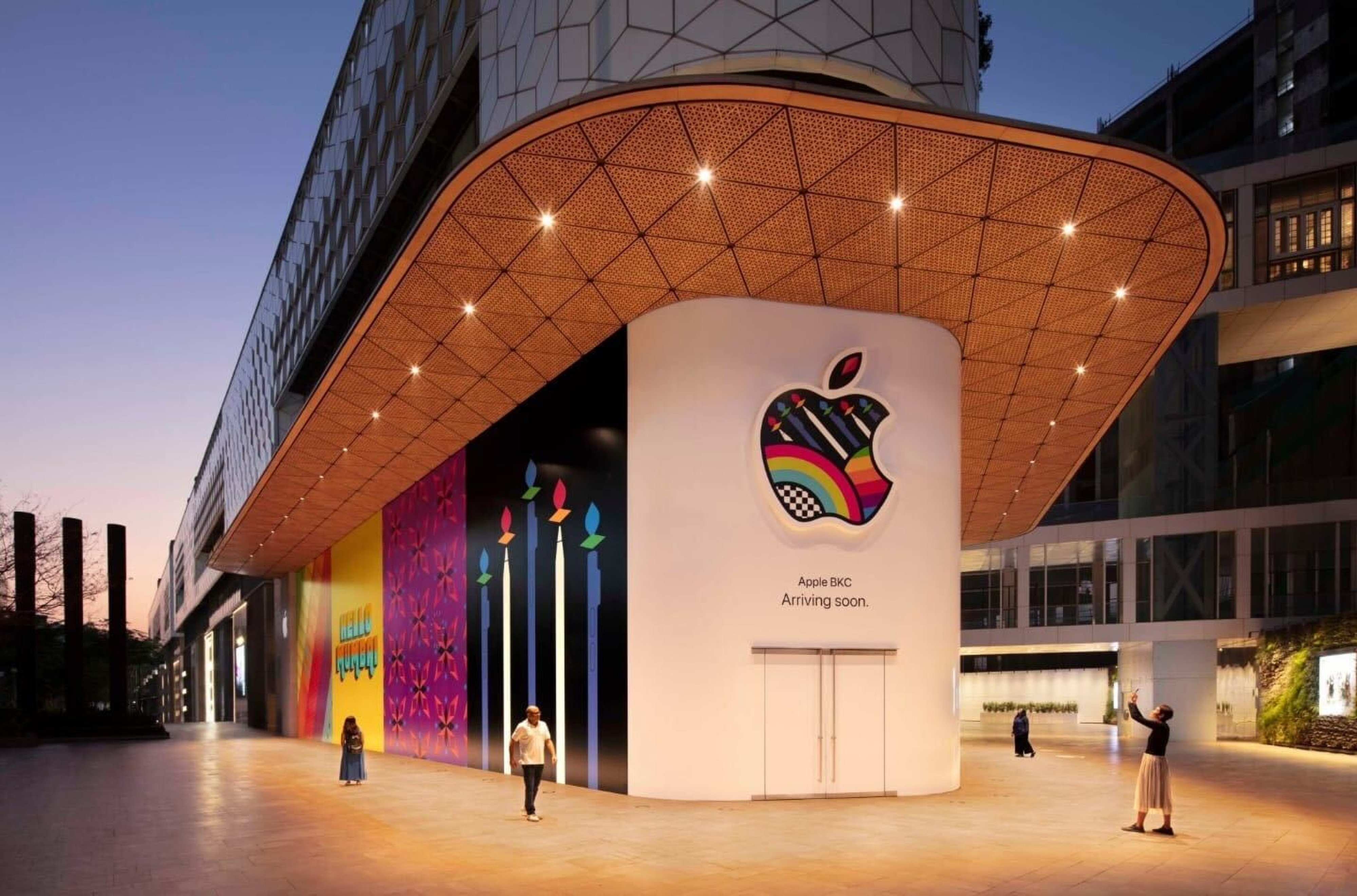 Apple is set to open its first retail store in India at the Jio World Drive shopping centre in Mumbai. Photo: Handout