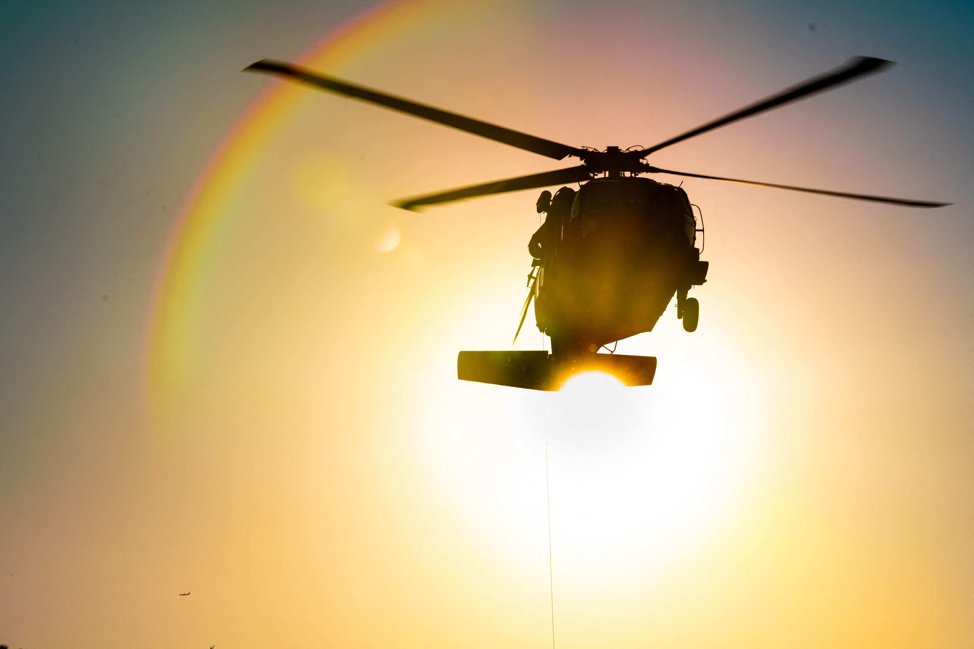 A UH-60 Black Hawk helicopter, like the one that has gone missing off an island in Japan. Photo: AFP