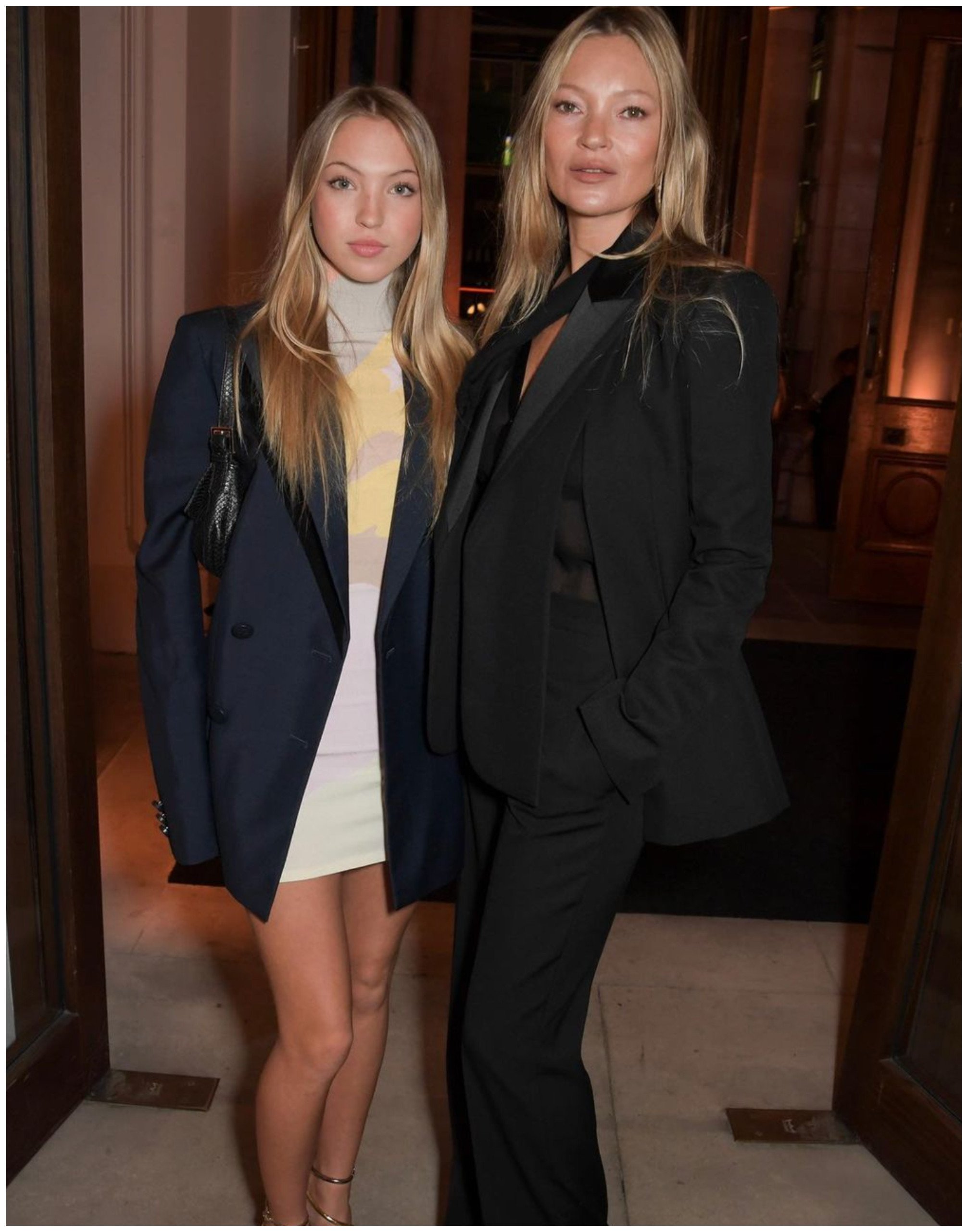 Lila Moss Honors Mom Kate Moss With Sheer Dress at the Fashion
