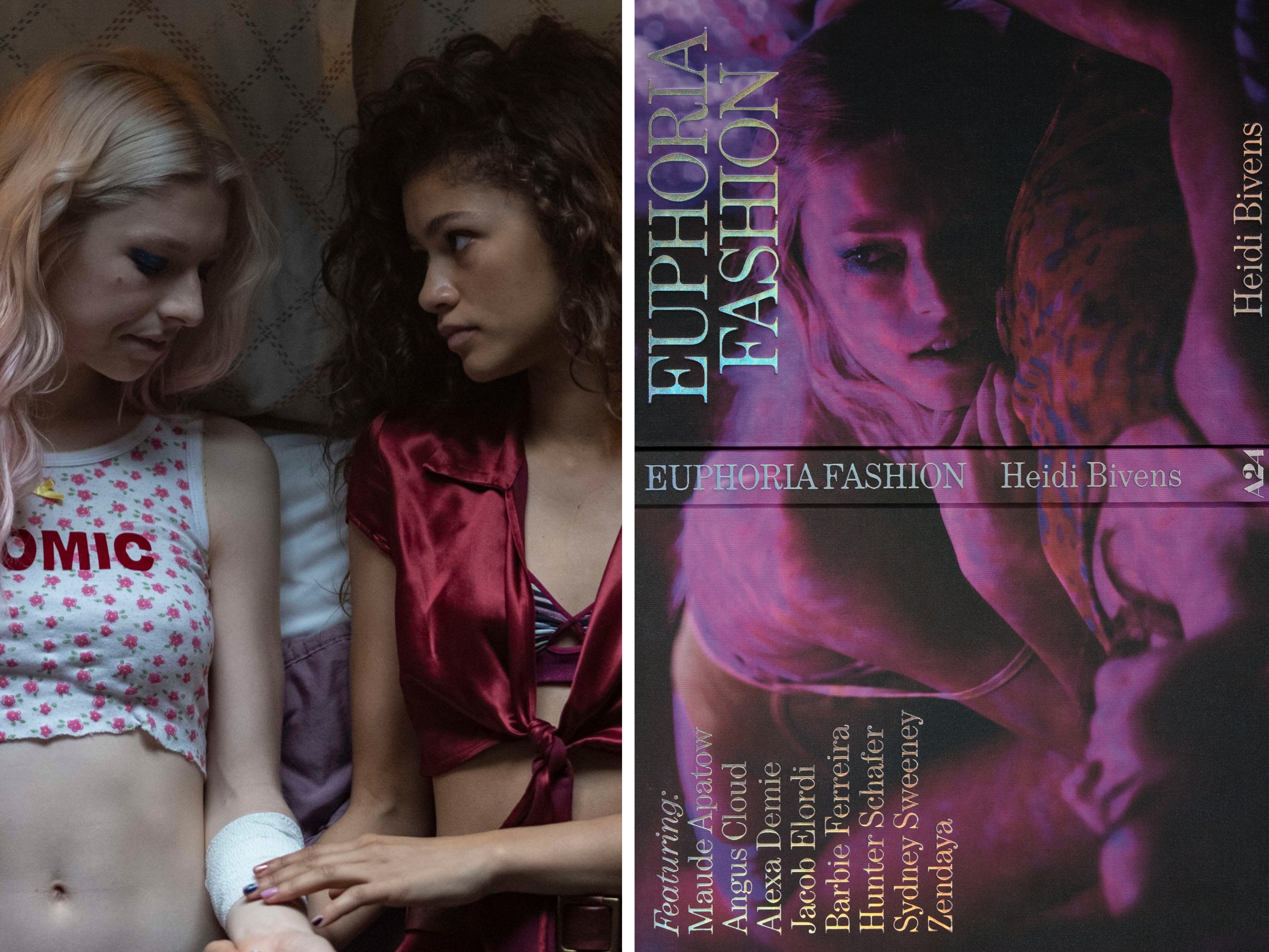 The new book Euphoria Fashion dissects some of the most memorable outfits from the last two seasons of the show. Photos: Handout, HBO