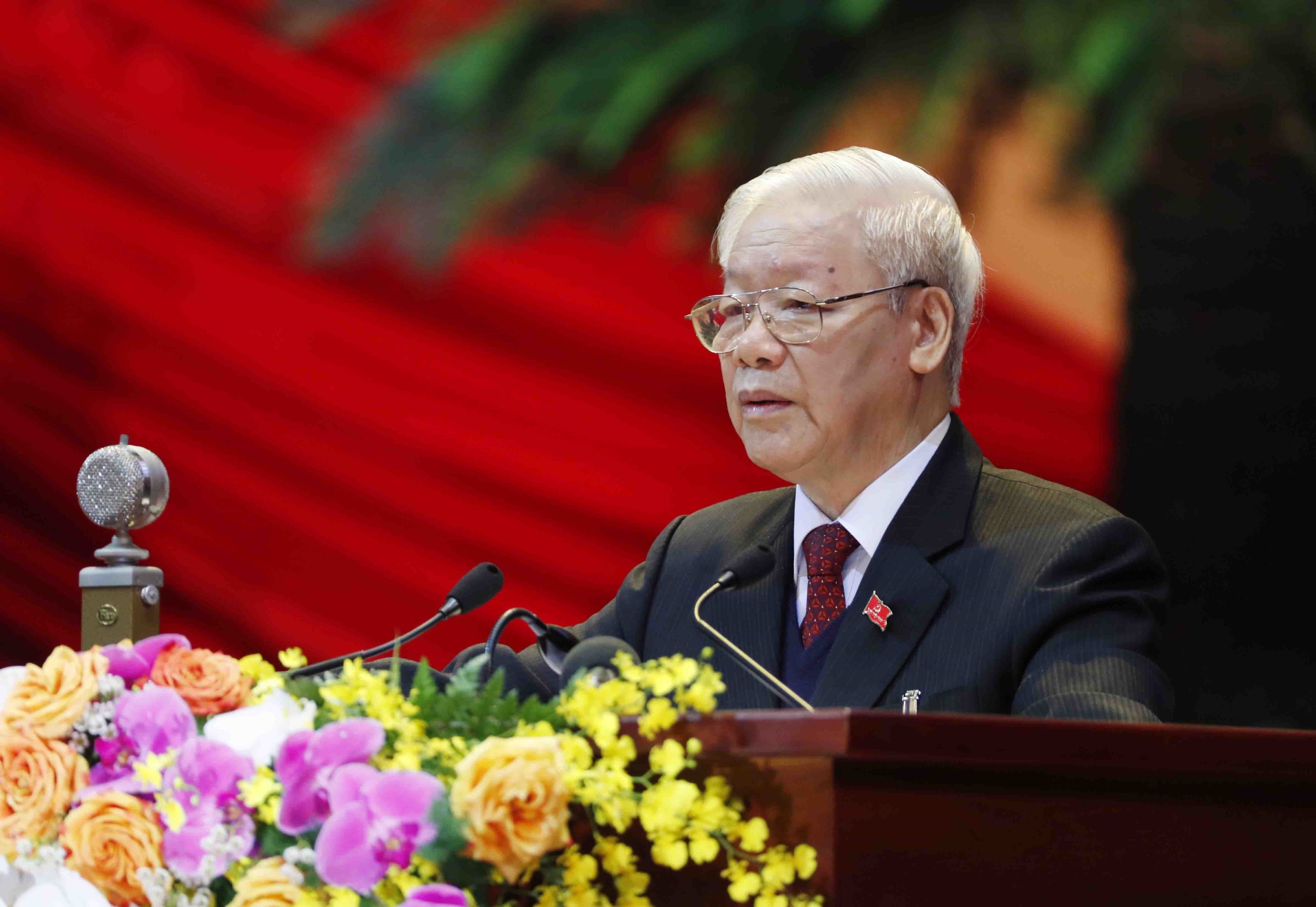 Vietnamese President Nguyen Phu Trong. Photo: VNA via Xinhua 