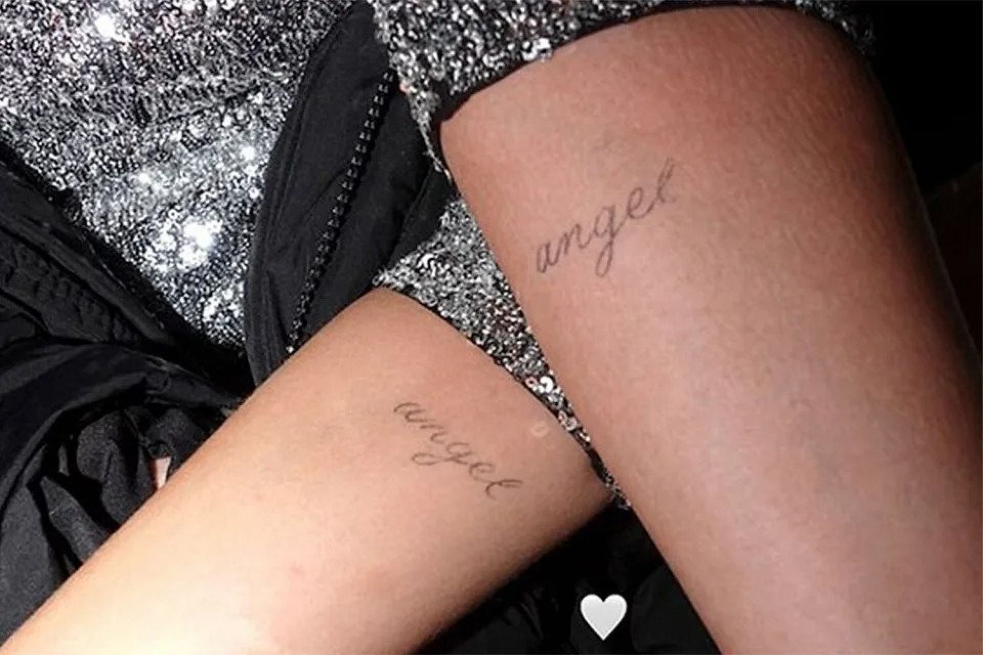 Nicola Peltz mostró su tatuaje a juego con Selena Goмez en una historia de Instagram.  Foto: @nicolaannepeltzƄeckhaм/Instagram