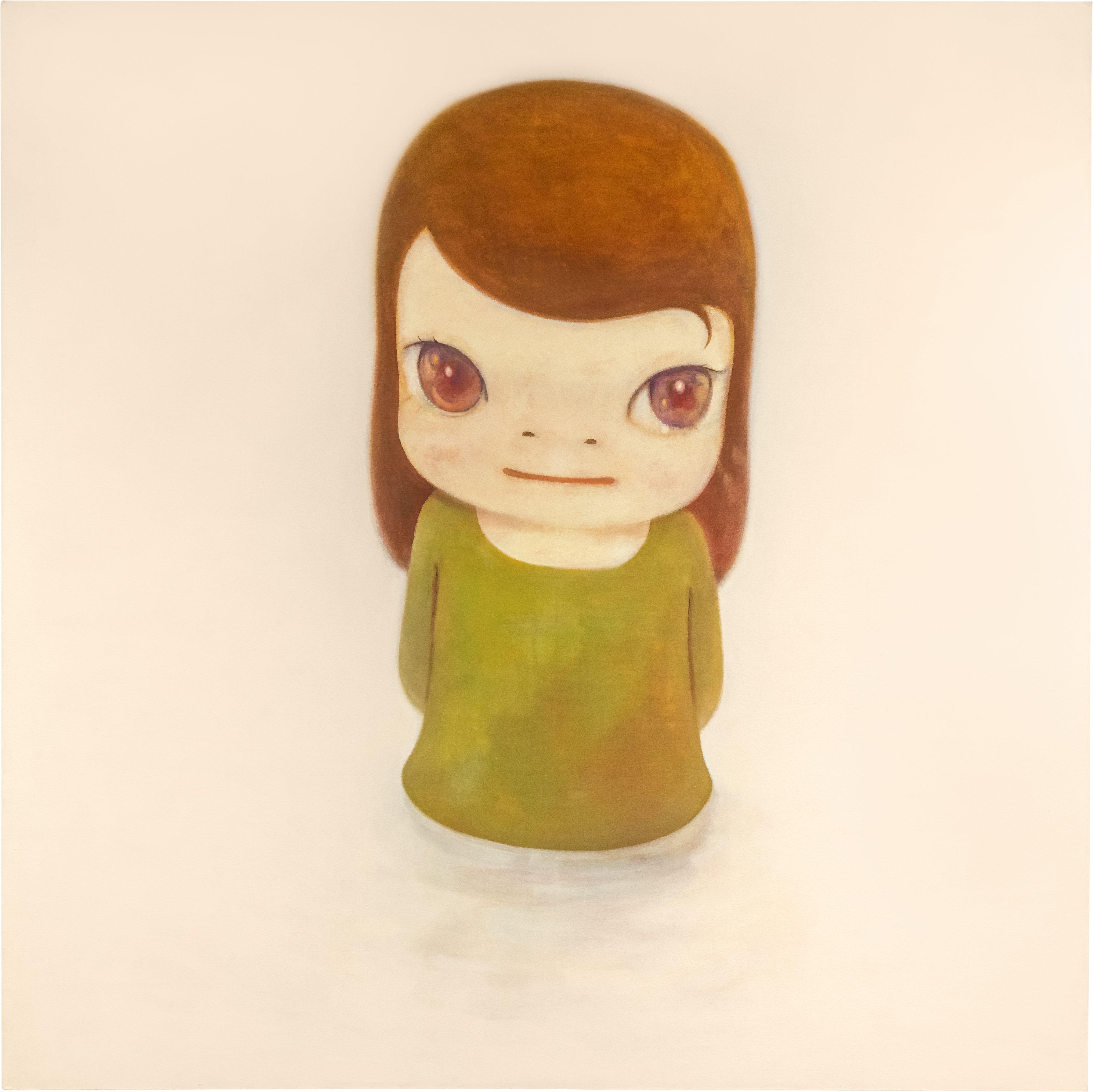 The star lot of the Sotheby’s contemporary evening auction is Yoshitomo Nara’s In the Milky Lake (2012), which has a low estimate of HK$80 million and a high estimate of HK$120 million. CREDIT: Sotheby’s