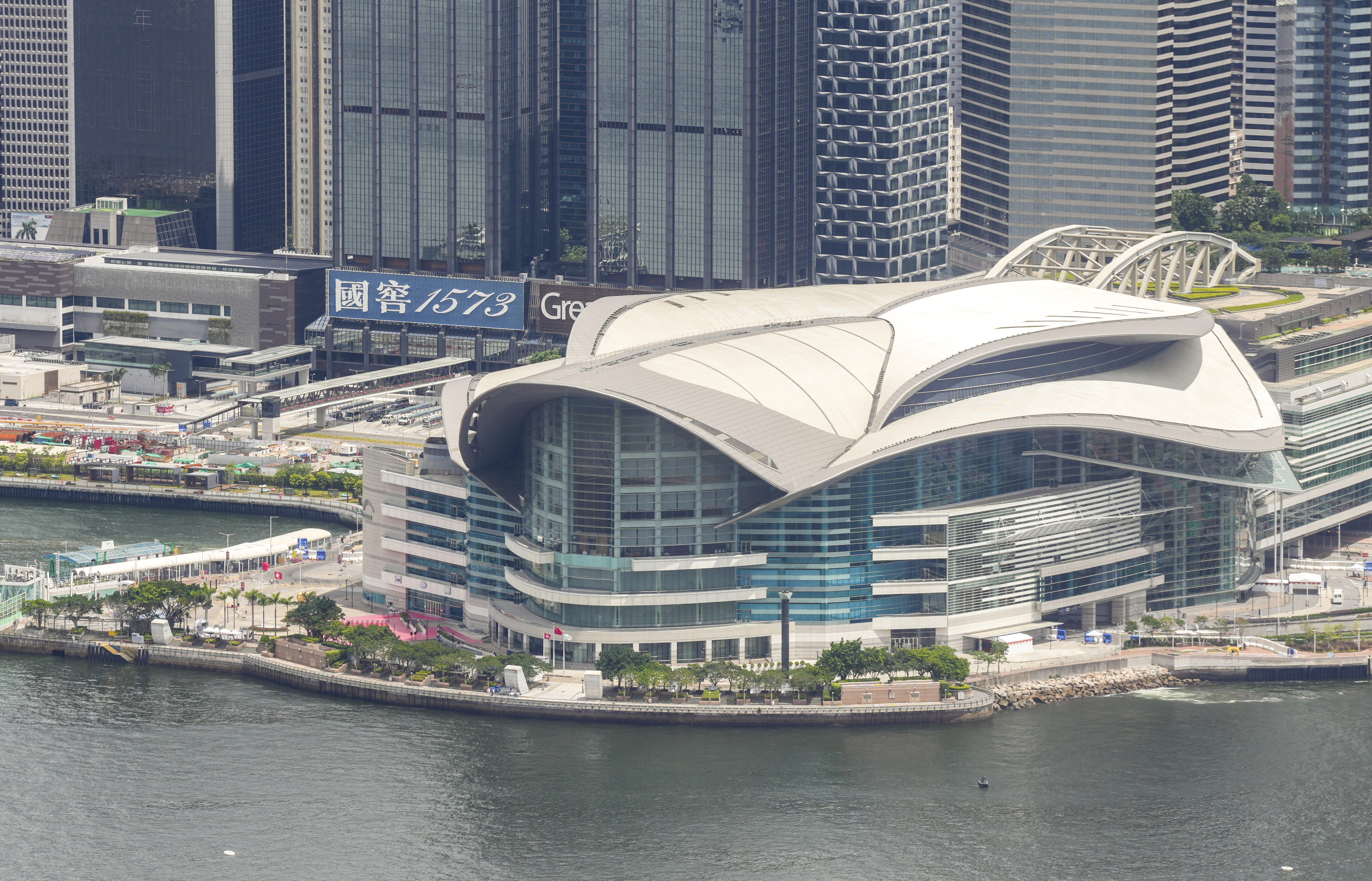 The Hong Kong Convention and Exhibition Centre is in line to be transformed into a foodie’s paradise as part of the “Happy Hong Kong” campaign.  Photo: Sam Tsang