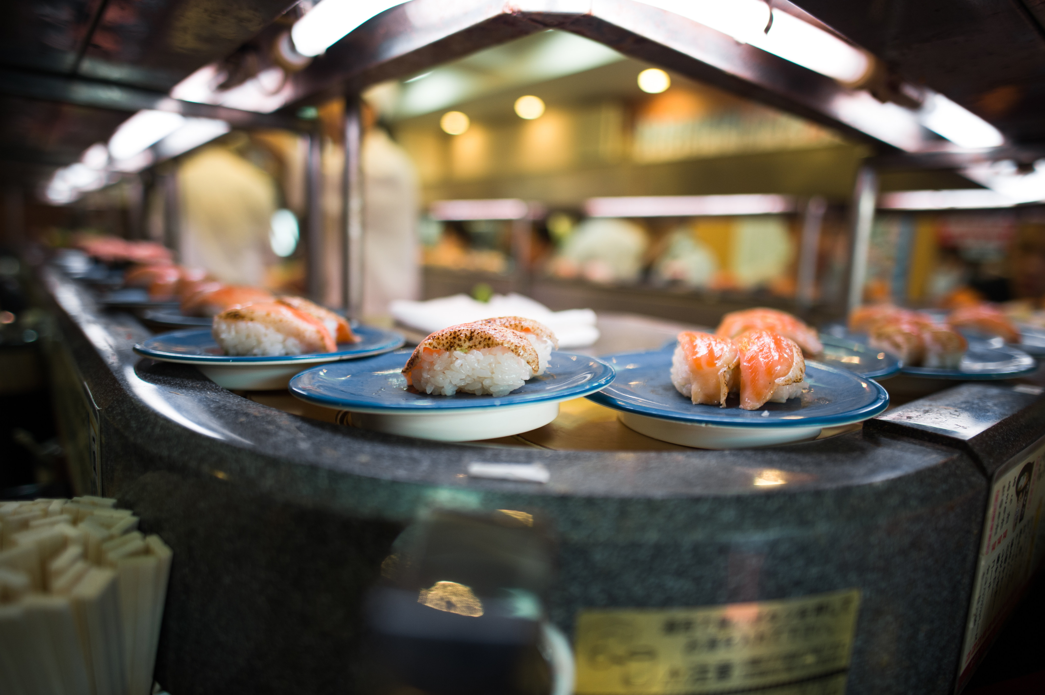 Conveyor belt sushi restaurants hit by sushi terrorism. Photo: Shutterstock