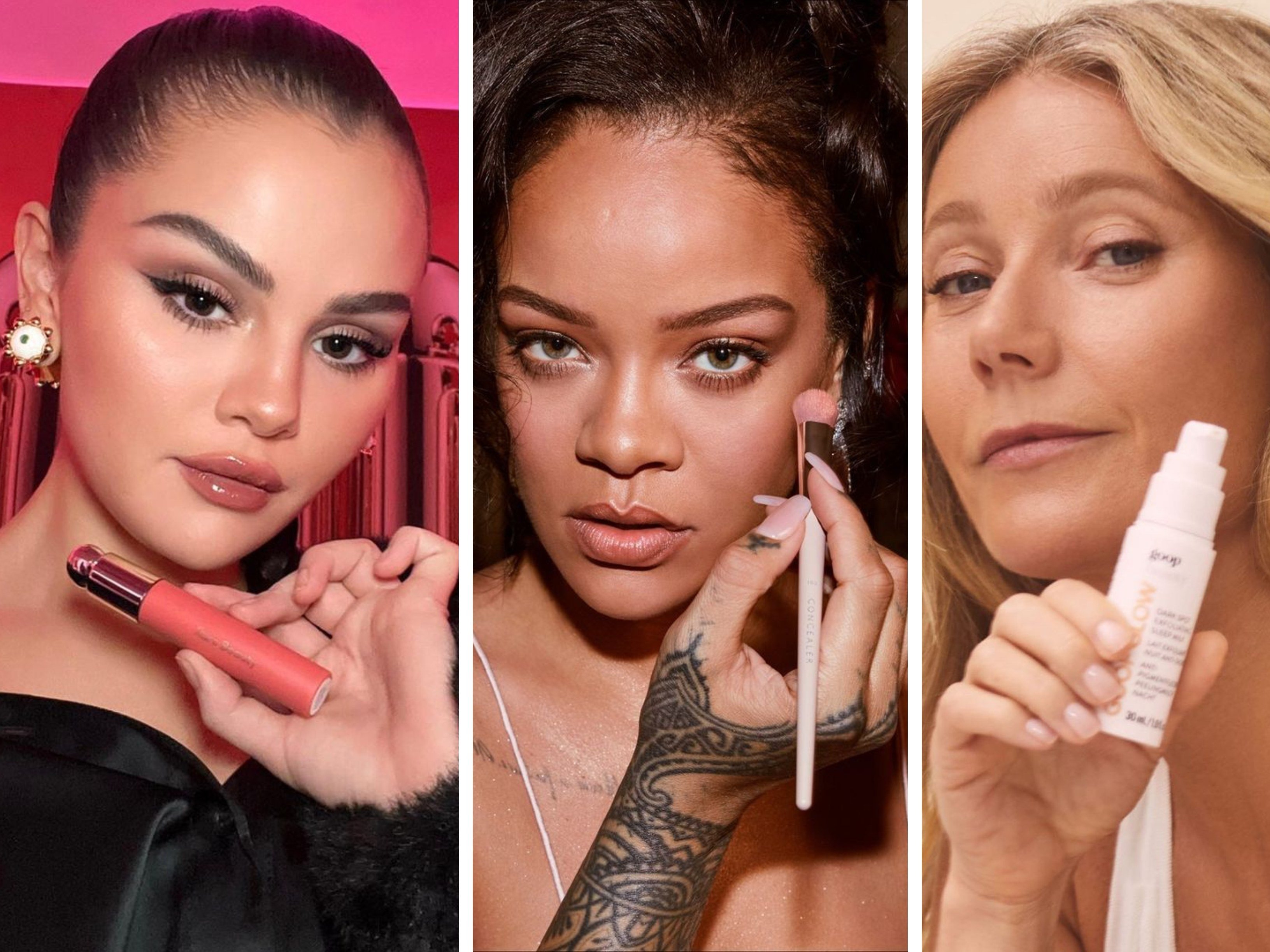 7 most successful celebrity beauty brands in the world, from Selena Gomez'  Rare Beauty and Rihanna's multimillion-dollar Fenty Beauty, to Kylie  Jenner's Kylie Cosmetics and Gwyneth Paltrow's Goop