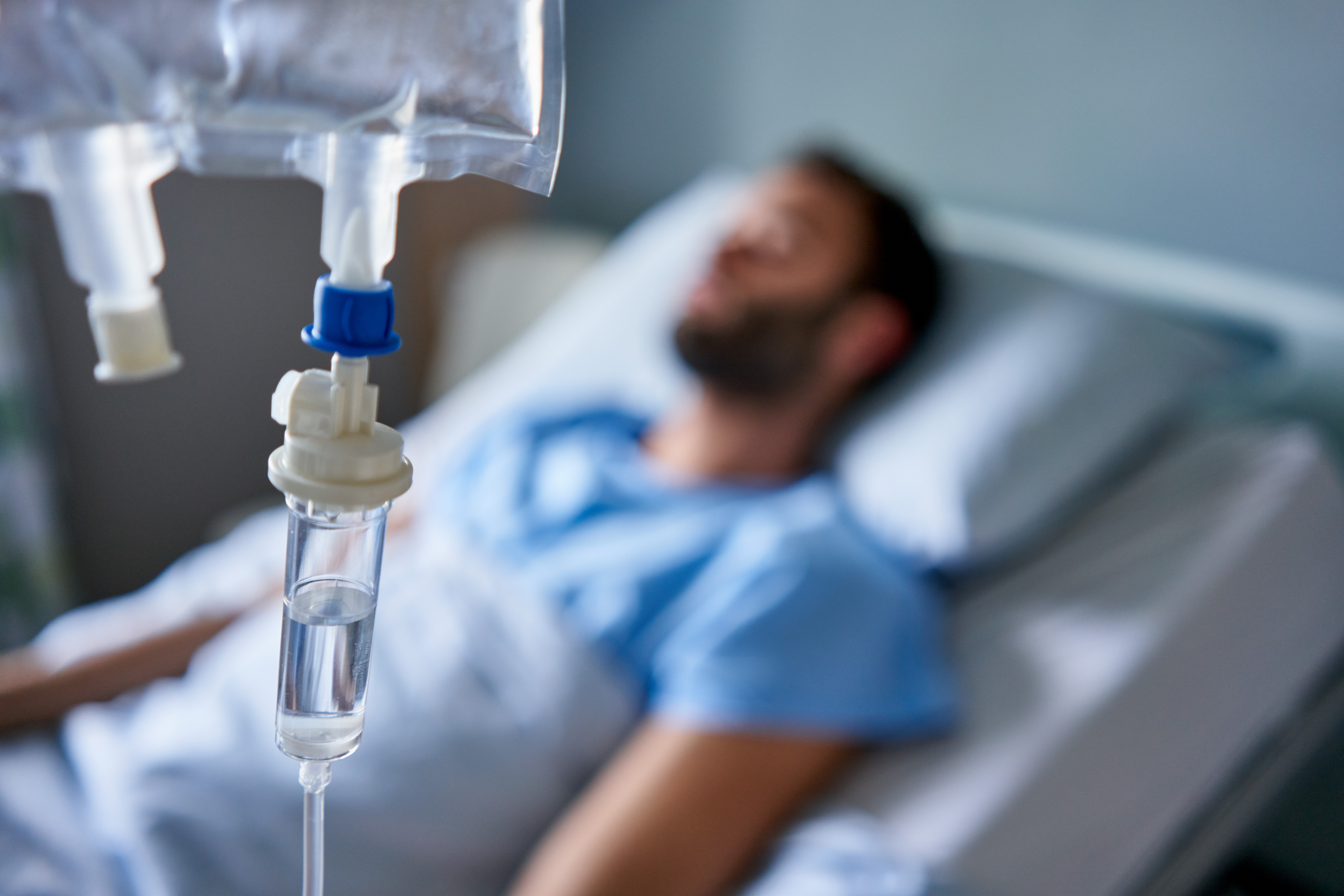 A saline drip was one of the treatments given to type 1 diabetic Simon O’Reilly when he experienced diabetic ketoacidosis. Photo: Shutterstock
