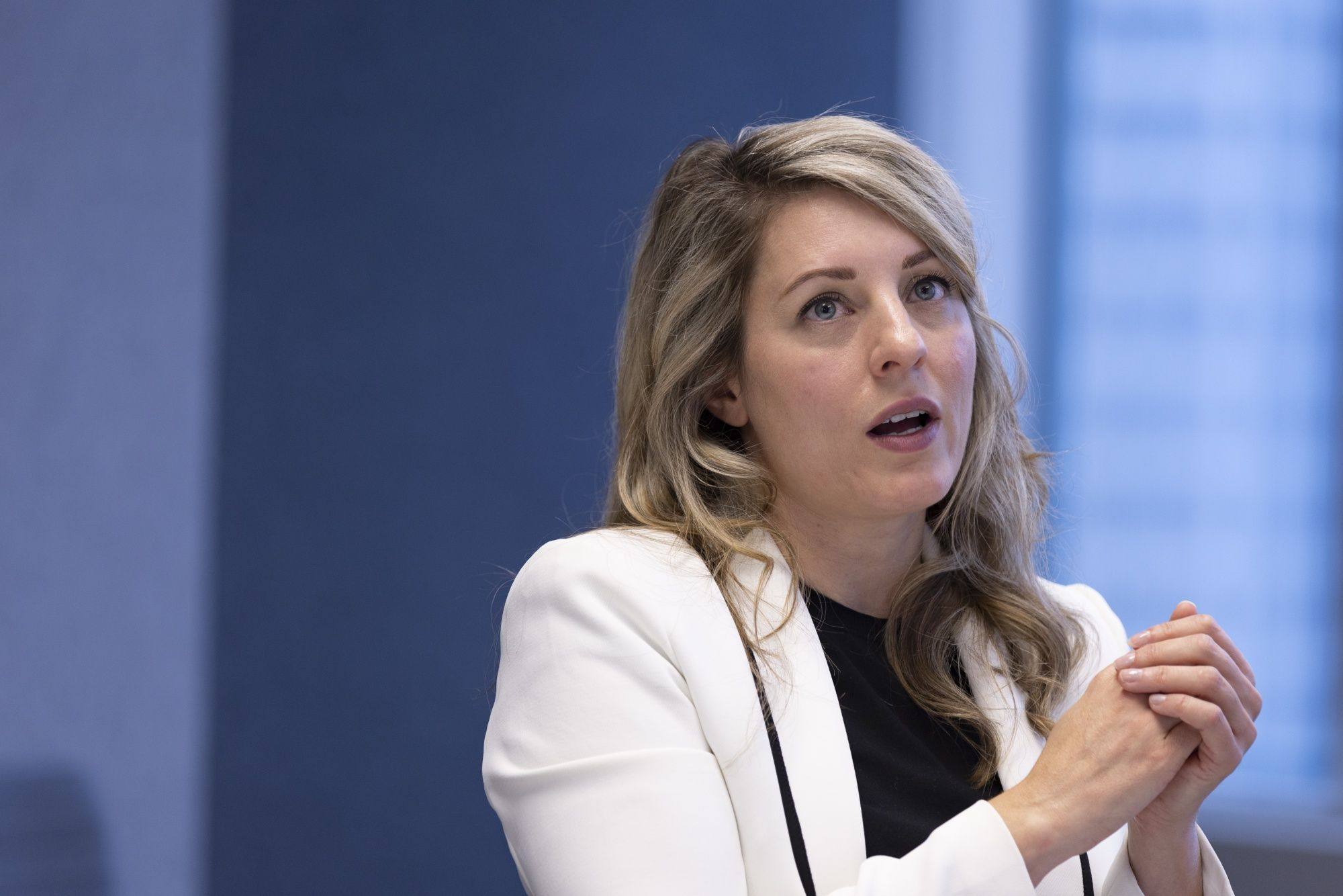 Melanie Joly, Canada’s foreign minister, will be visiting Seoul to discuss a pact. Photo: Bloomberg