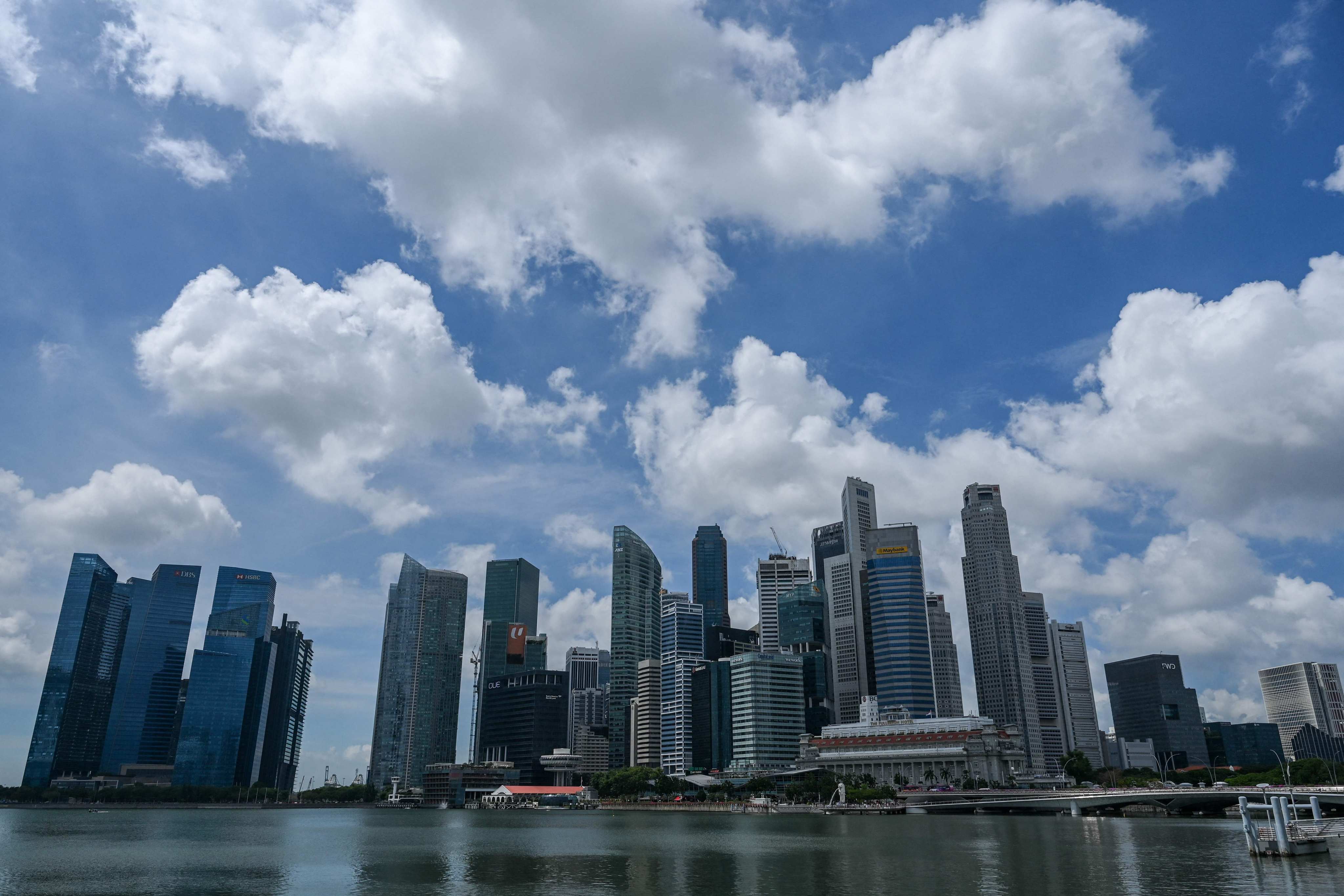 Singapore’s GDP growth for the first quarter contracted by 0.7 per cent. Photo: AFP