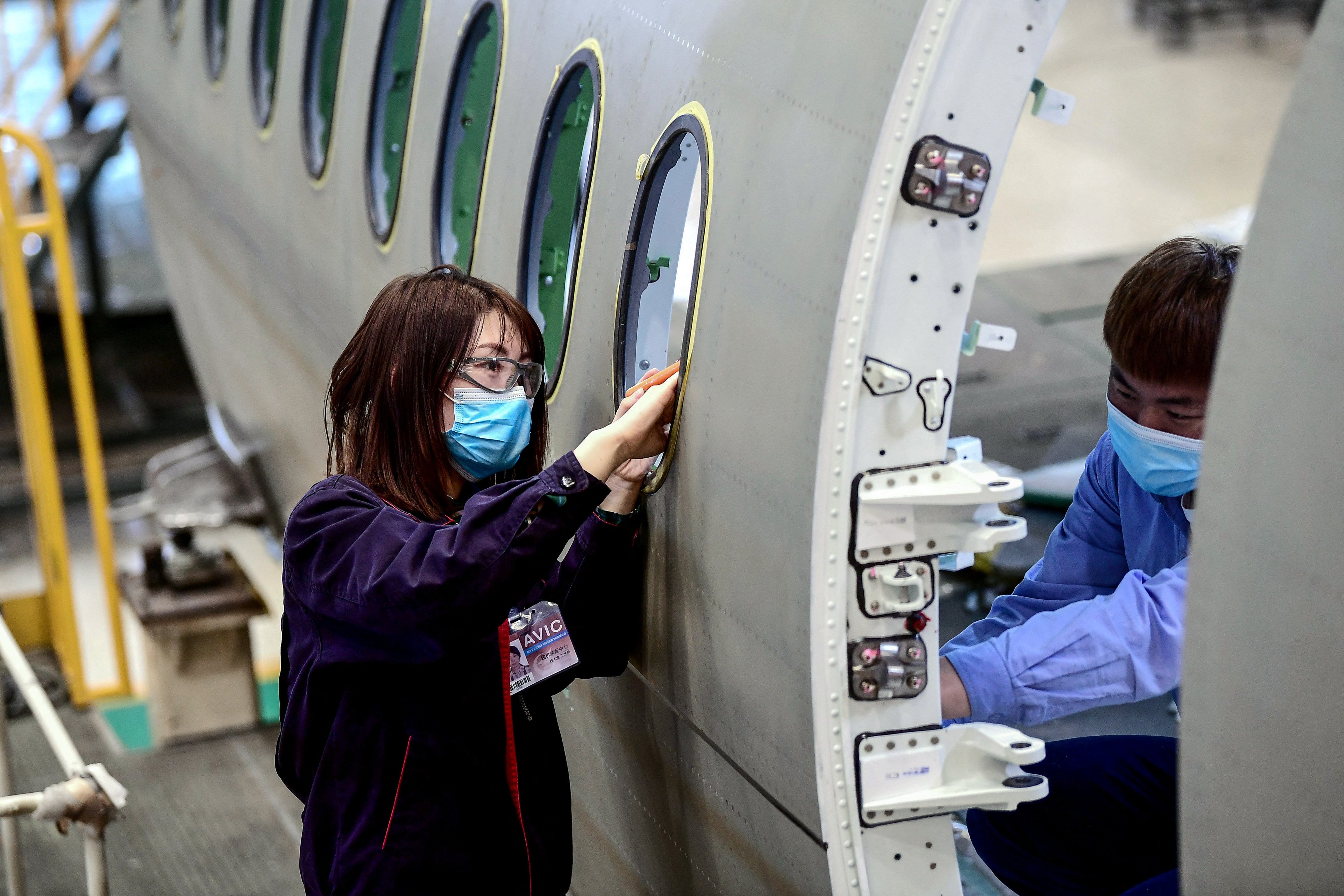 Airbus is set to double the capacity at its A320 family assembly plant in Tianjin following a state visit to China by French President Emmanuel Macron in April. Photo: AFP