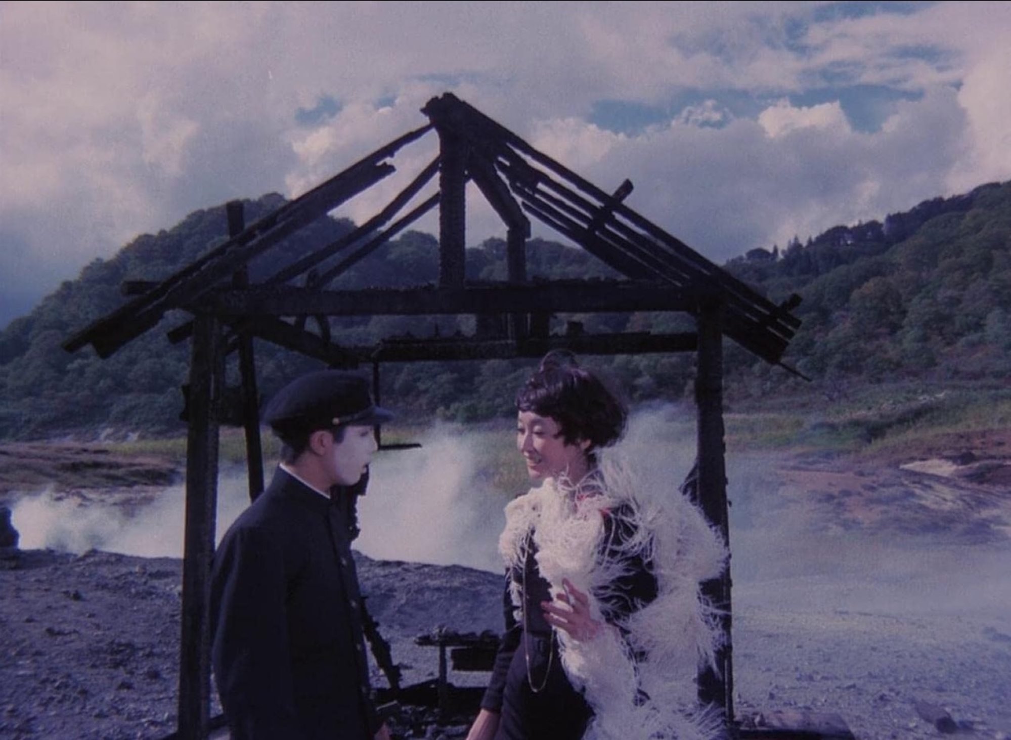 A scene from Shuji Terayama’s film “Pastoral: To Die in the Country” (1974).