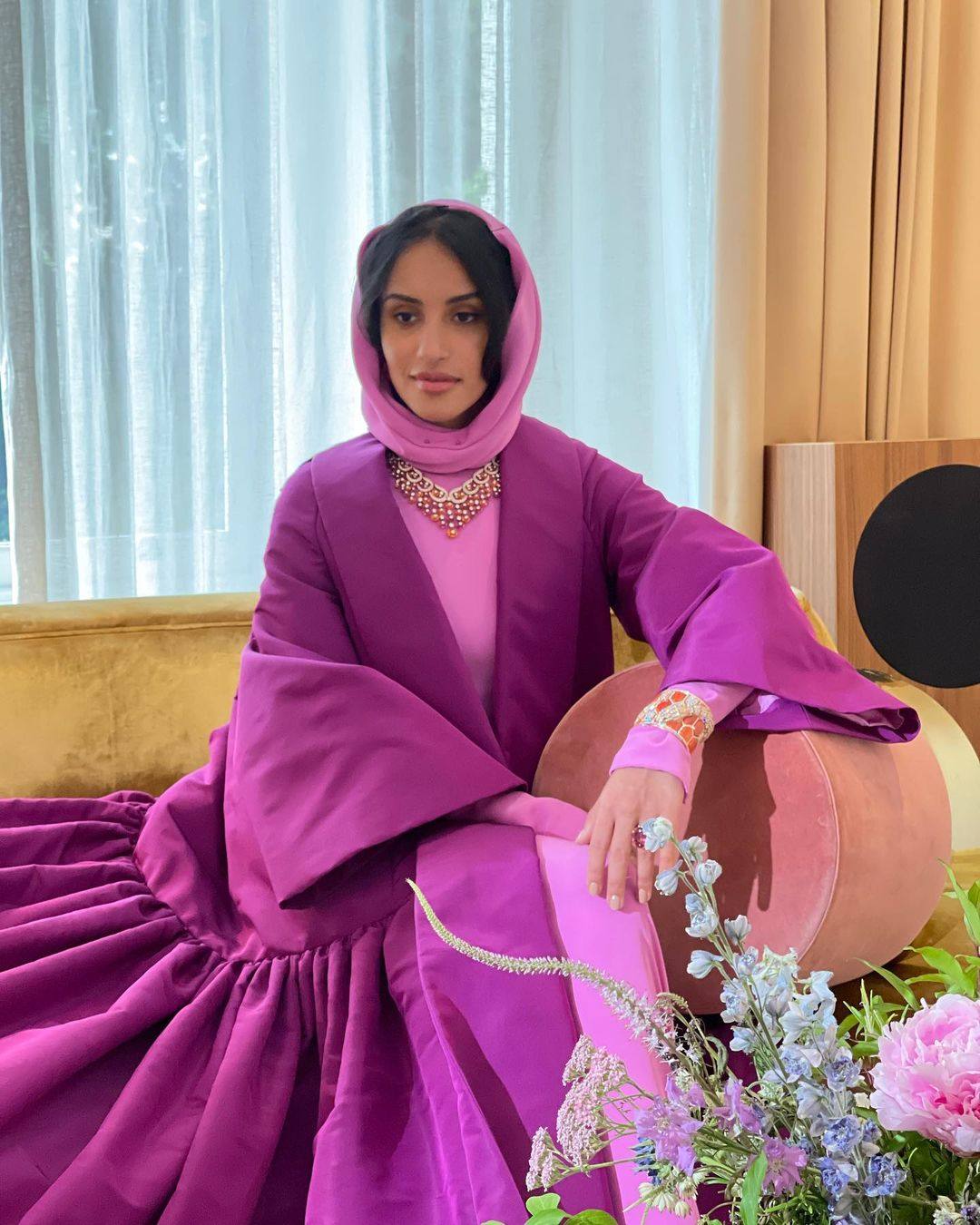 Princess Loulwa is a Saudi royal who is helping her kingdom thrive, through promoting entrepreneurship as well as local design and fashion. Photo: @loulwaymf/Instagram