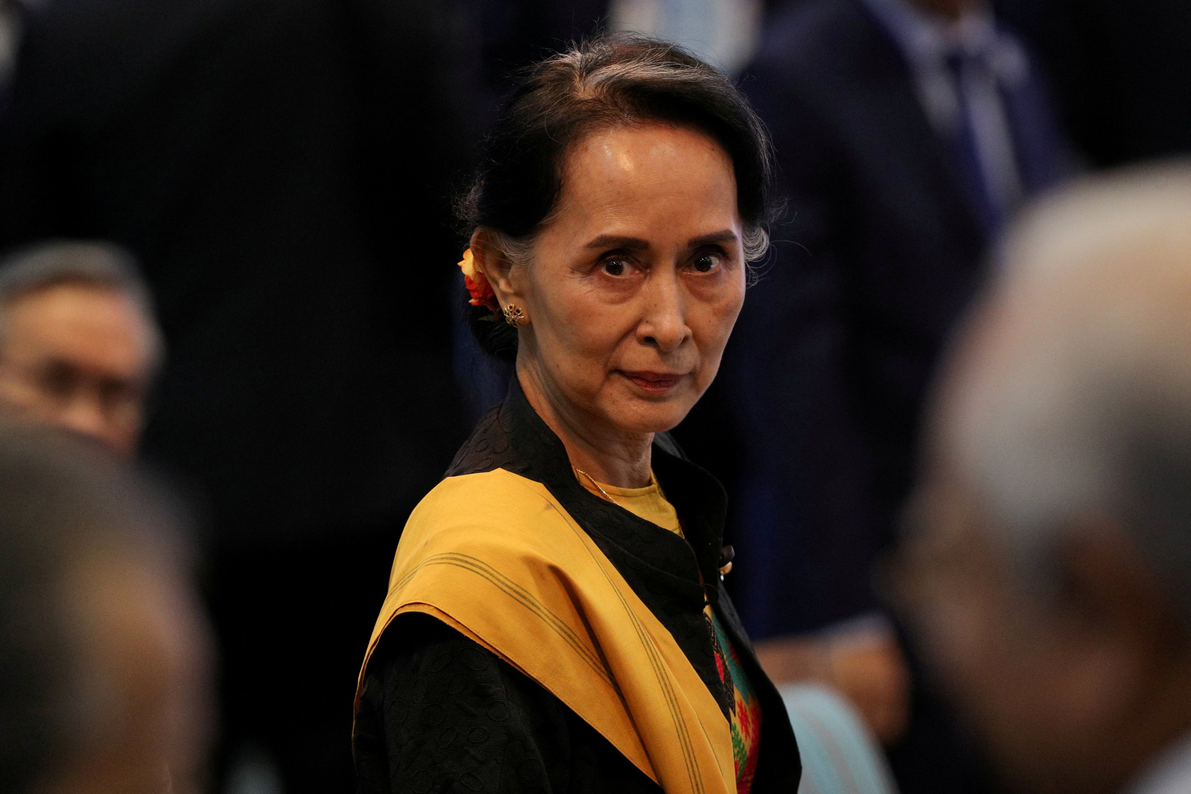 Myanmar’s Aung San Suu Kyi, pictured in 2017. Photo: Reuters