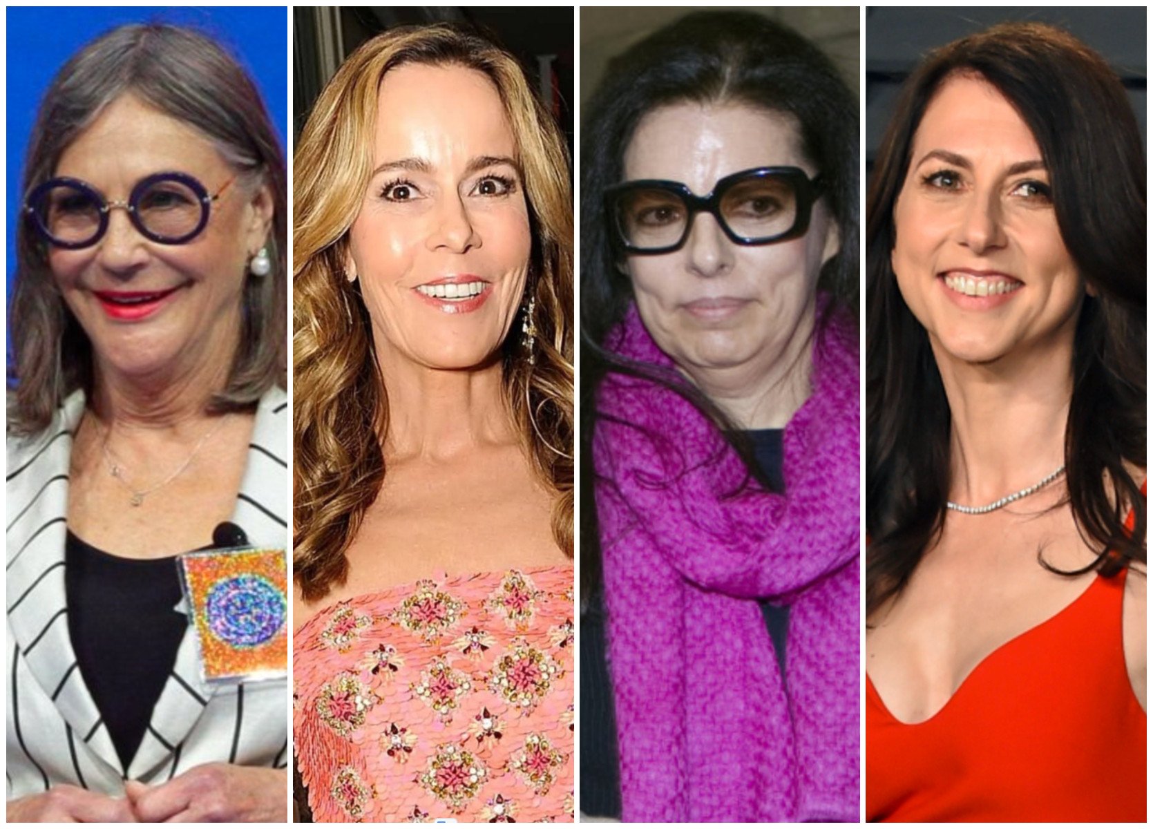 The world’s richest women in 2023 include Alice Walton, Julia Koch, Françoise Bettencourt Meyers and Mackenzie Scott. Photos: AP, @julia_margaret_flesher_koch/Instagram, Reuters