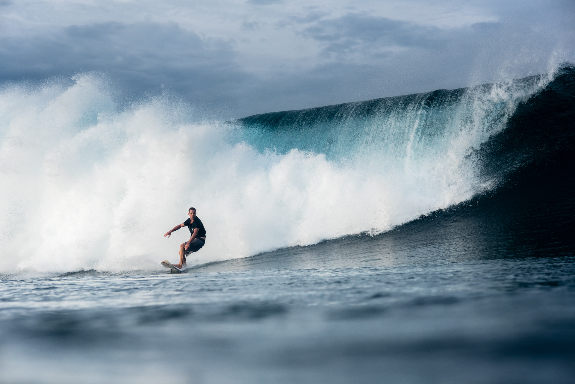 James O’Donnell surfs off Siargao in the Philippines, where he operates a resort for fellow fans of the sport. An entrepreneur, the Australian also has a factory in southern China making surf wear and streetwear. Photo: James O’Donnell