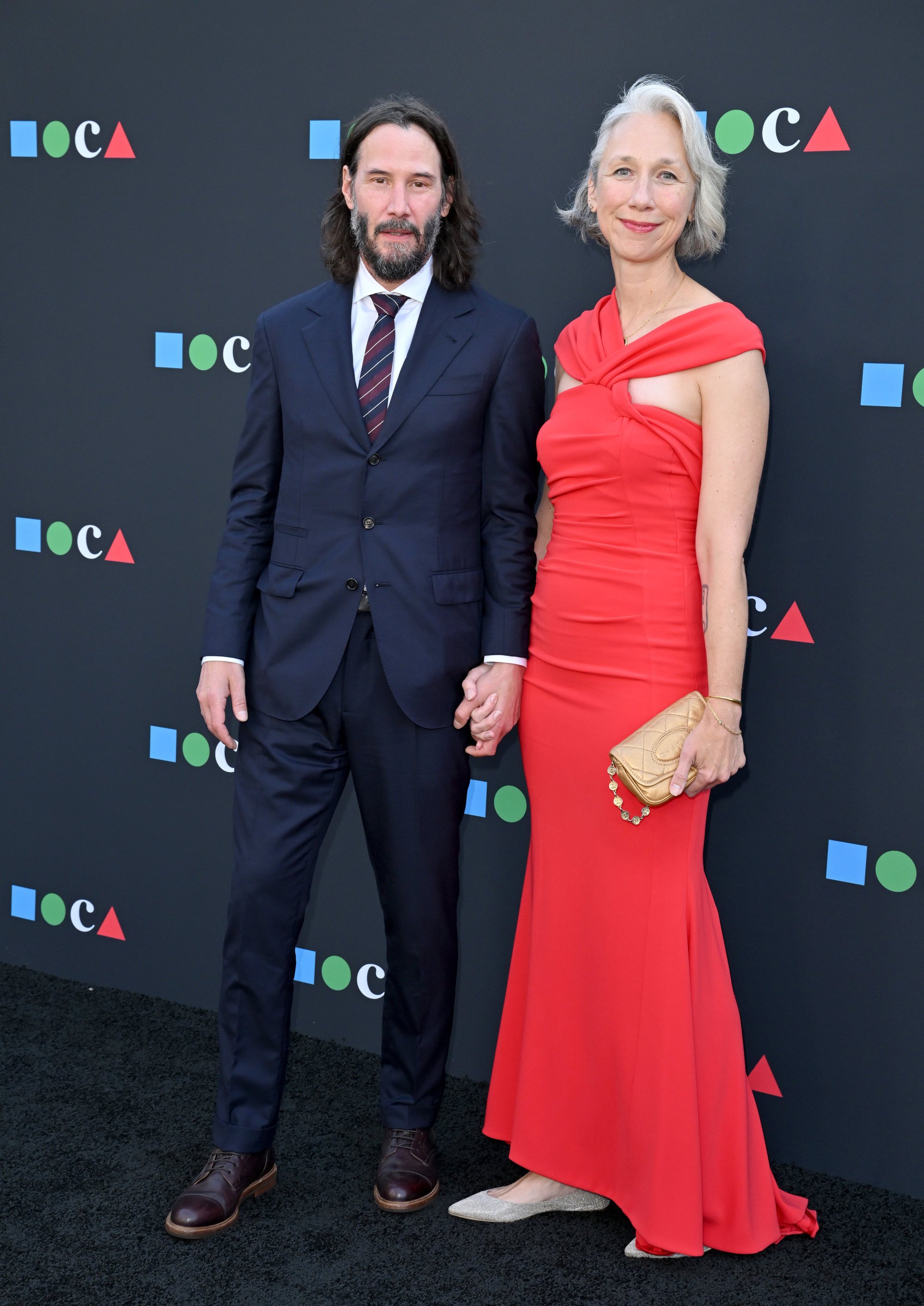 Keanu Reeves and Alexandra Grant at the Moca Gala in June 2022. Photo: Getty Images