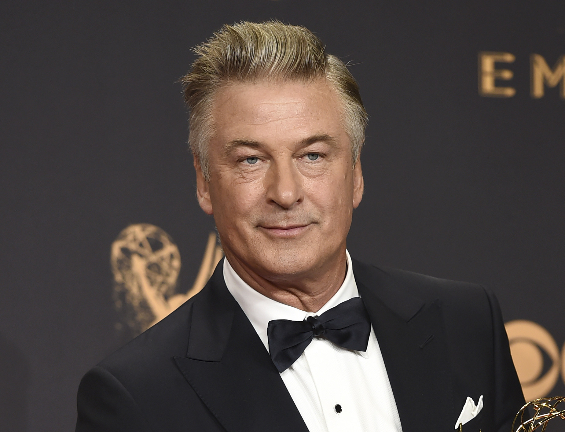 Alec Baldwin poses for photos at the 69th Primetime Emmy Awards in Los Angeles in September 2017. Photo: AP