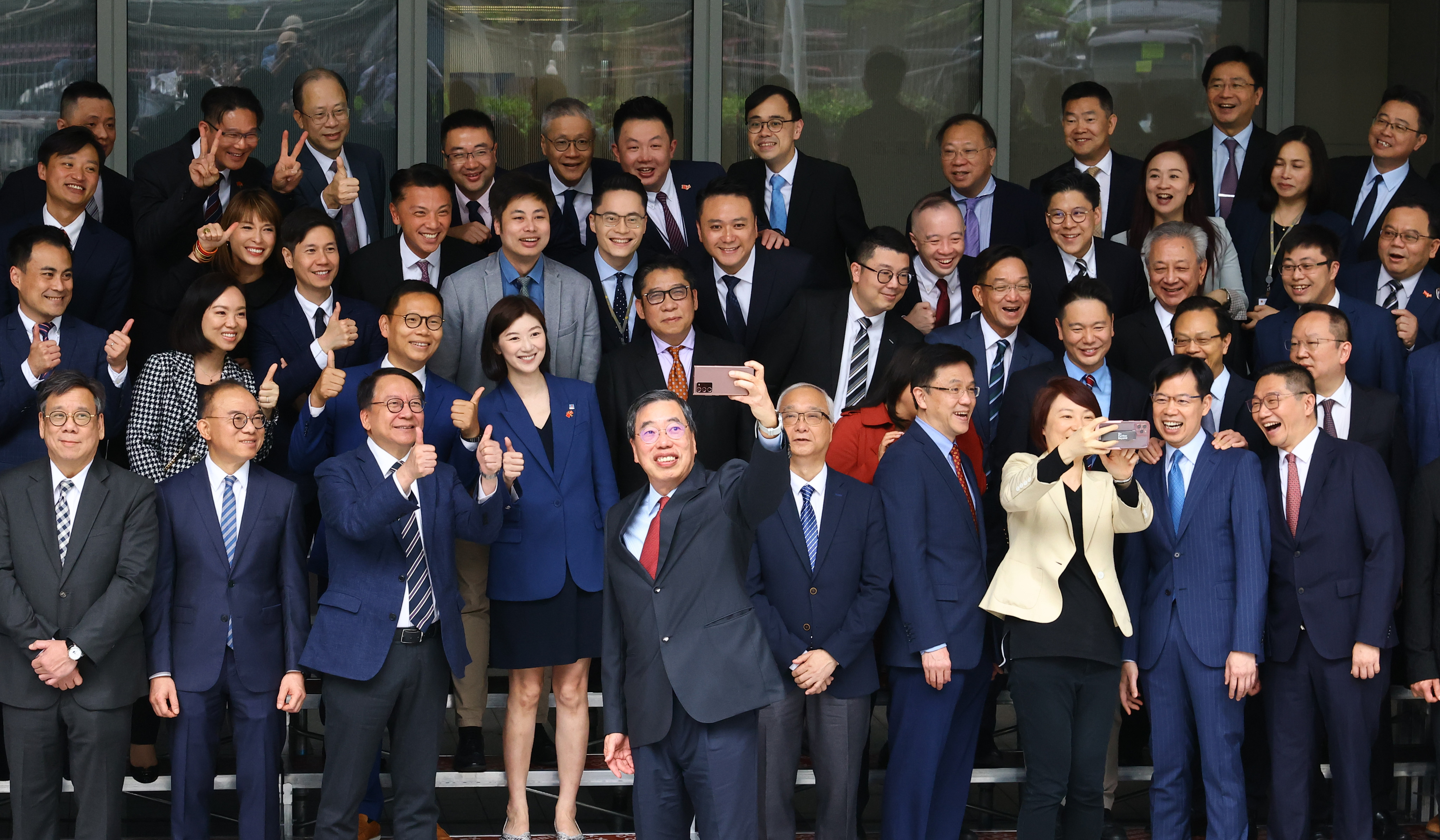Chief Executive John Lee and members of the Legislative Council will conduct a four-day visit to four Mainland cities of the Greater Bay Area. Photo: Dickson Lee