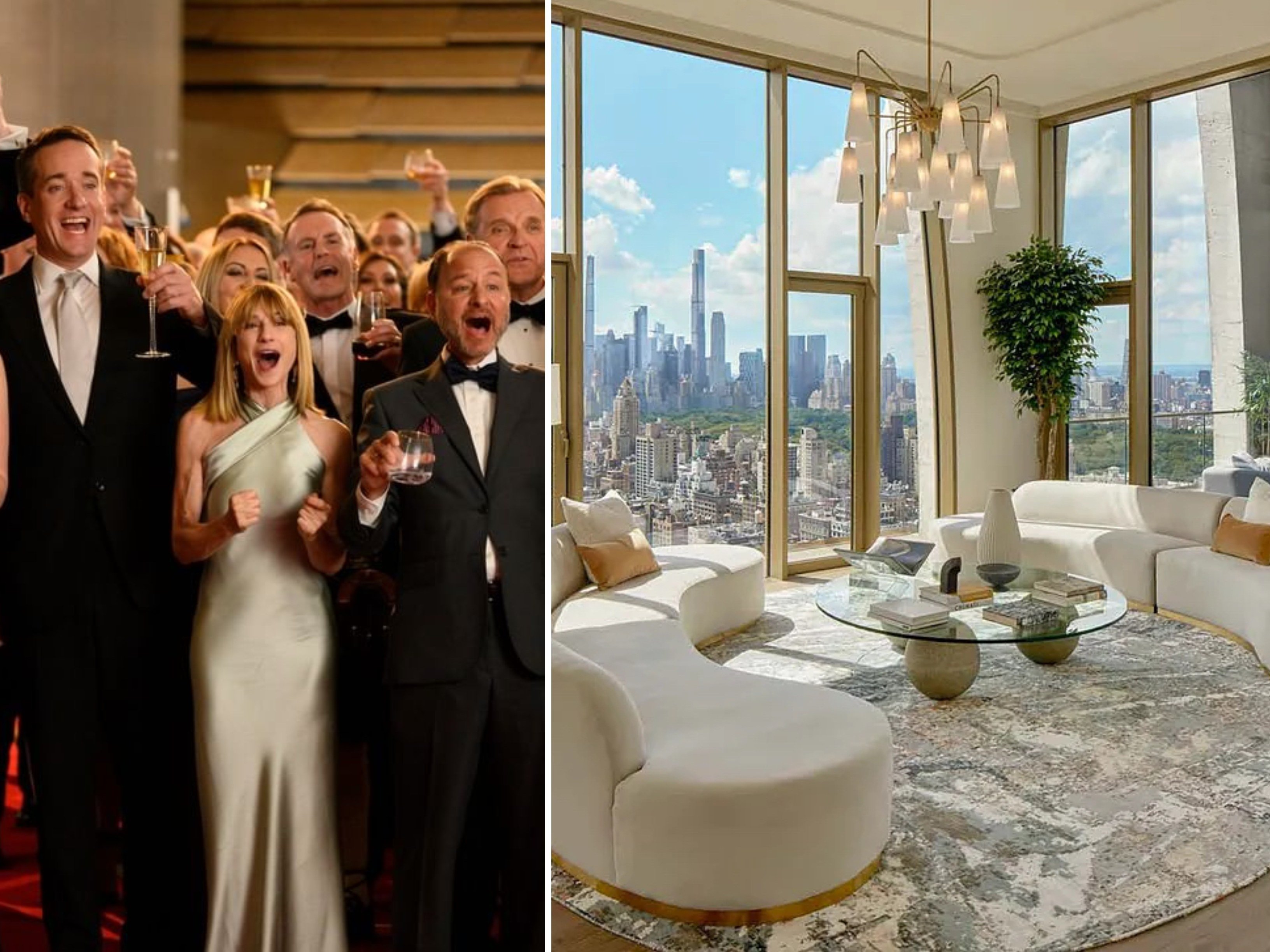 The luxury flat featured on Succession is currently up for sale. Photos: StreetEasy, HBO