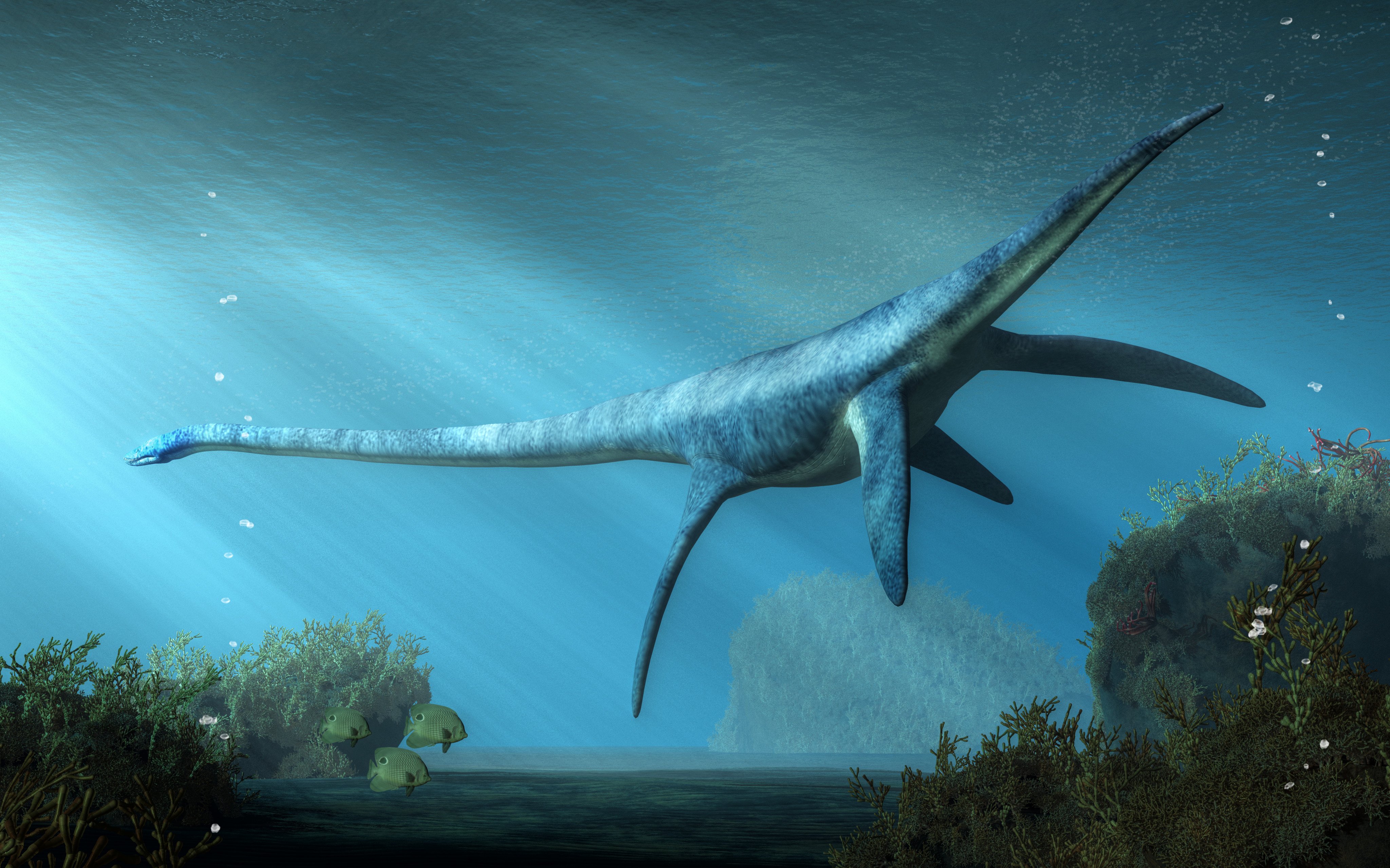 Plesiosaurs appeared about 203 million years ago and ruled the oceans unchallenged for millions of years. Photo: Shutterstock