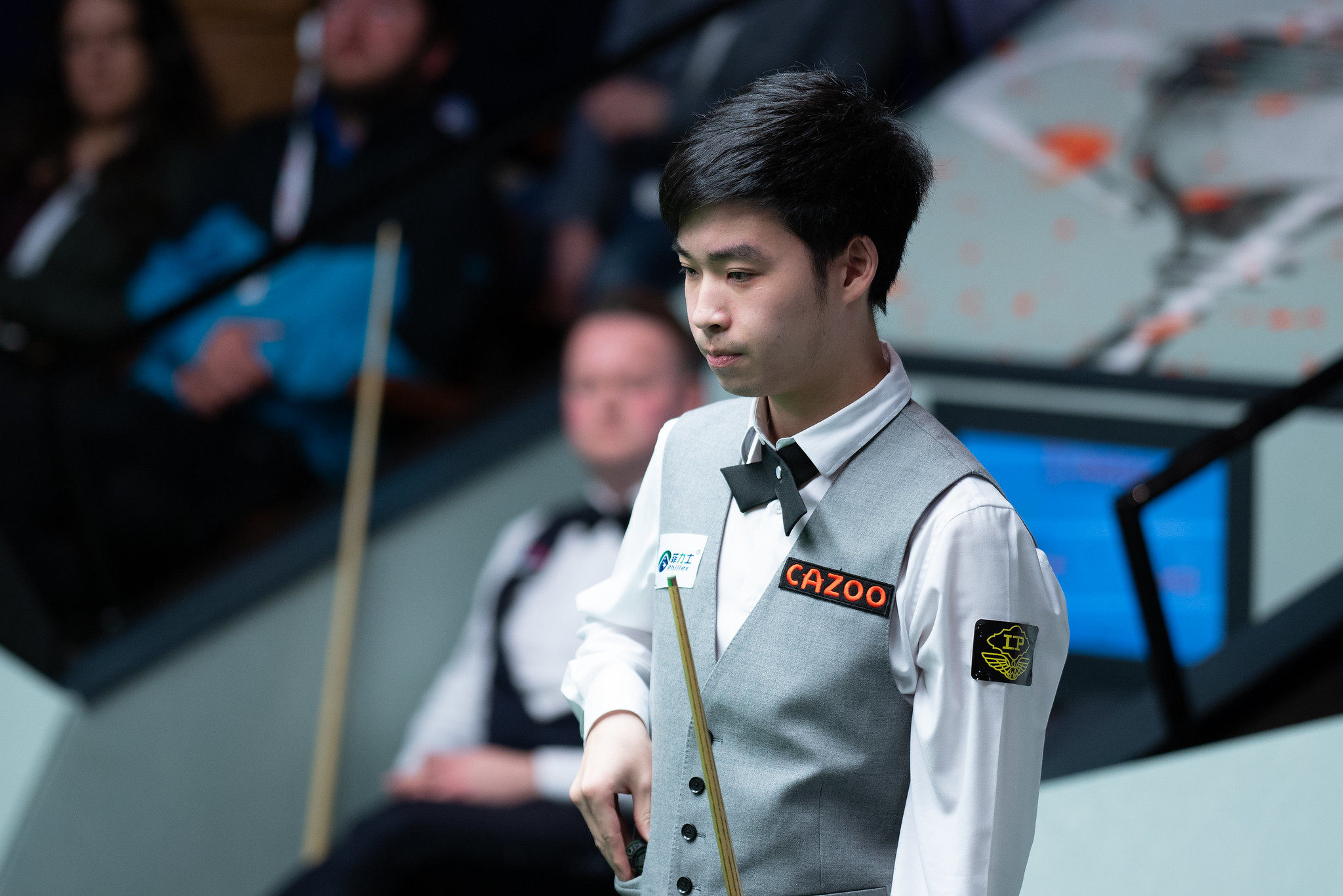 Si Jiahui is up 6-2 after the first session of his second round match against Robert Milkins at the World Championship in Sheffield. Photo: Handout