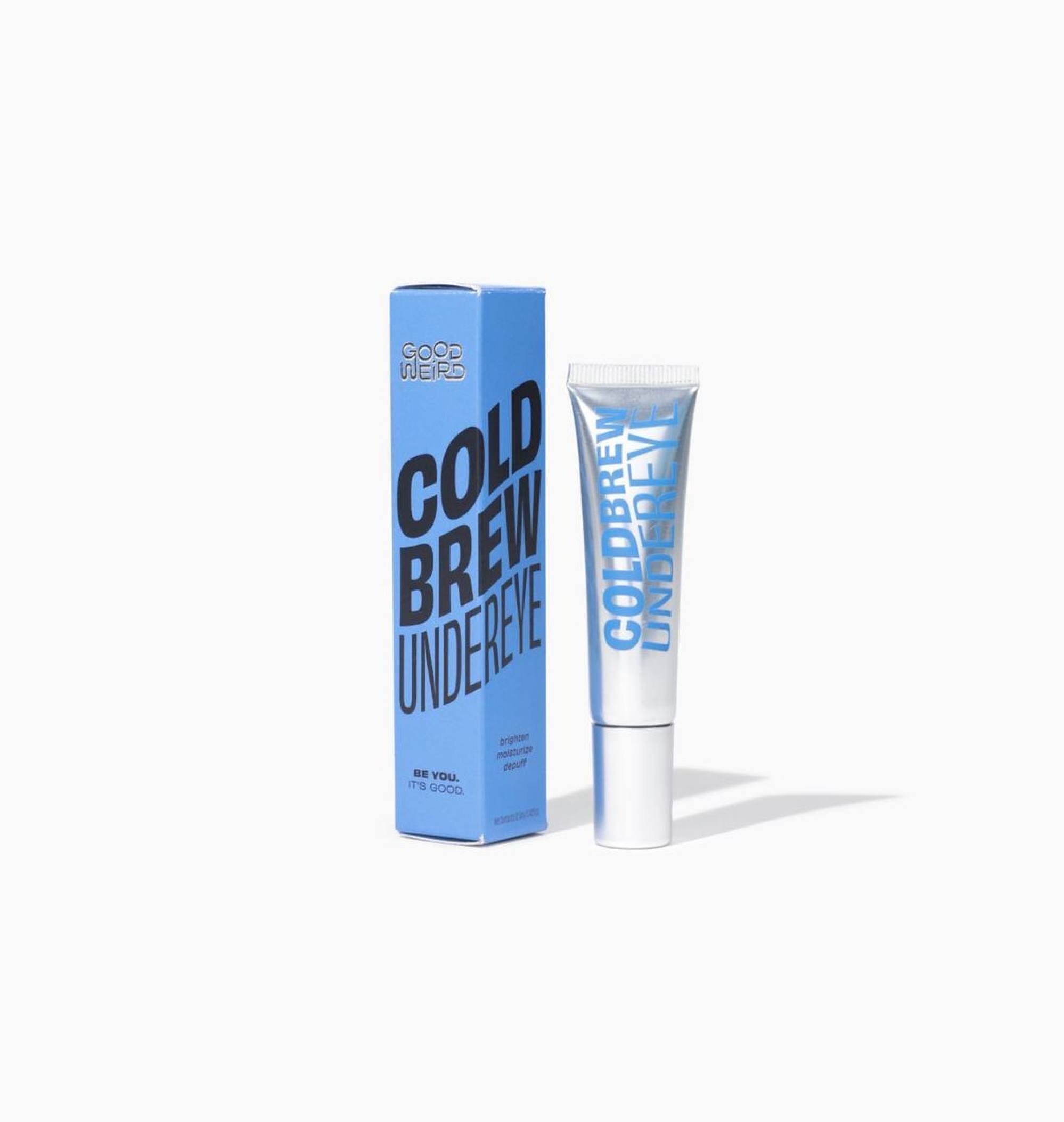 Good Weird launched its new Cold Brew Undereye Serum in March. Photo: @goodweird/Instagram