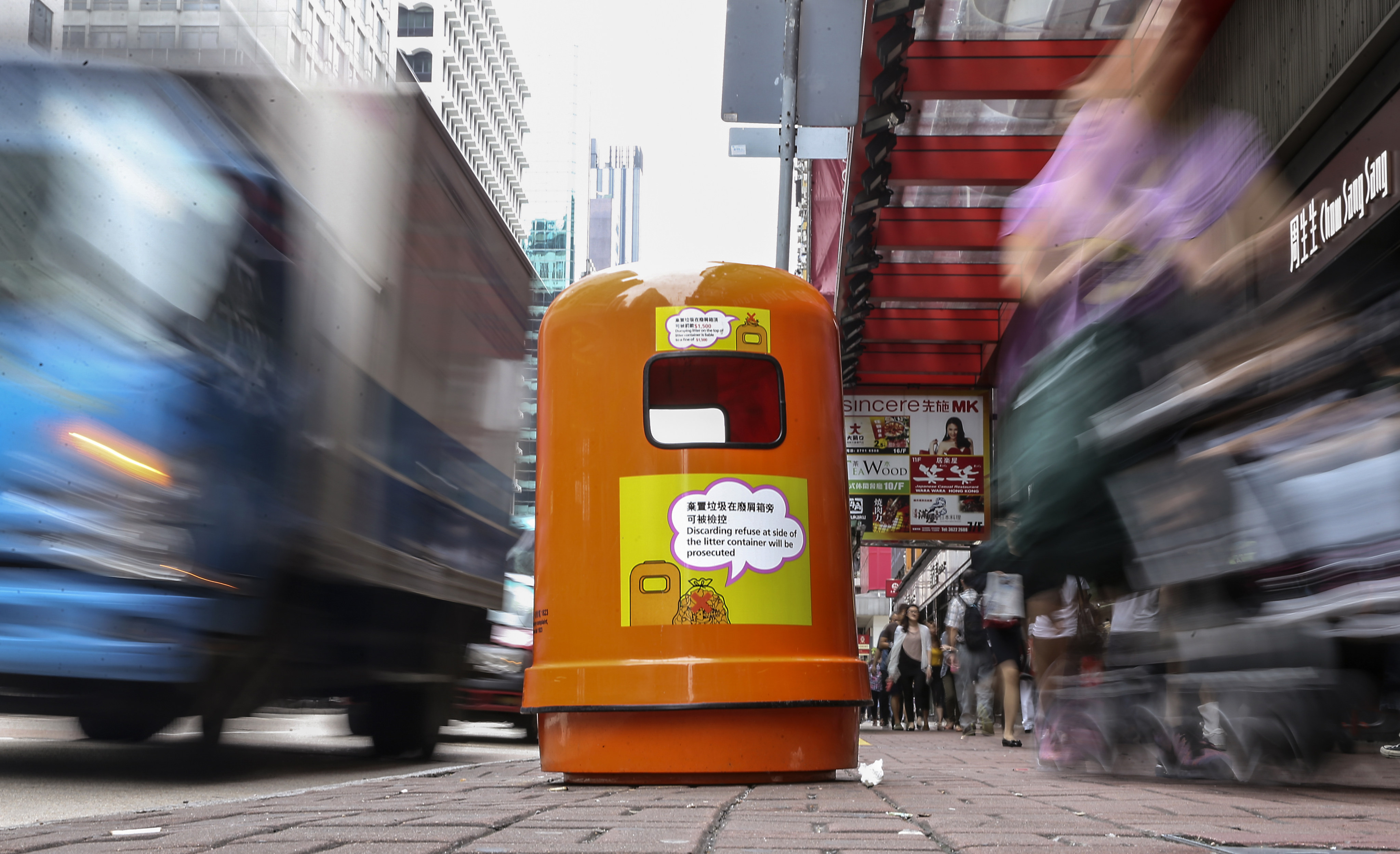 Hong Kong has doubled fines for litterbugs. Photo: Sam Tsang