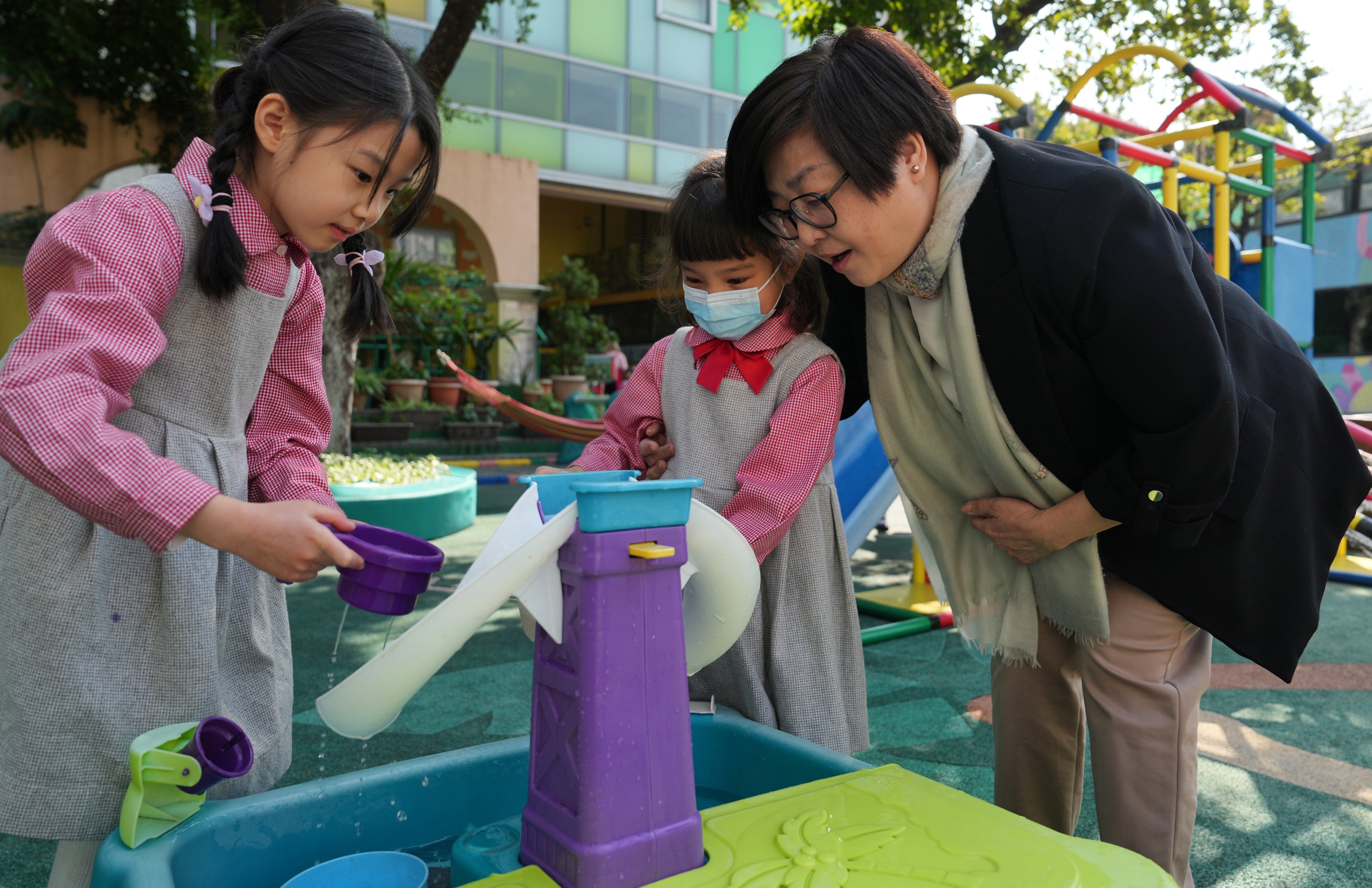 For younger ones, indoor and outdoor play is a key learning environment. Photo: Elson Li