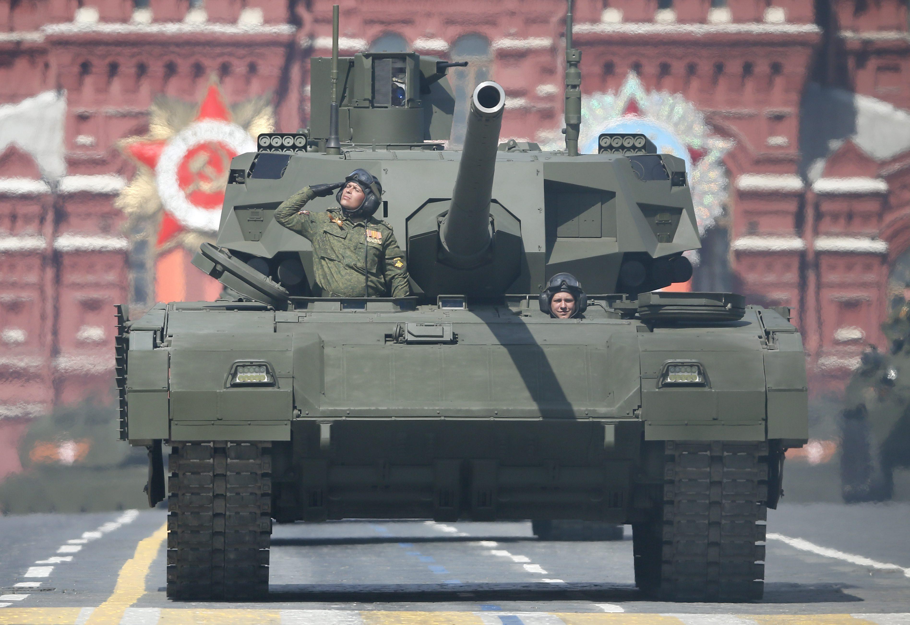 Macadam Afslachten bunker Russia's new T-14 Armata battle tank debuts in Ukraine: RIA report | South  China Morning Post
