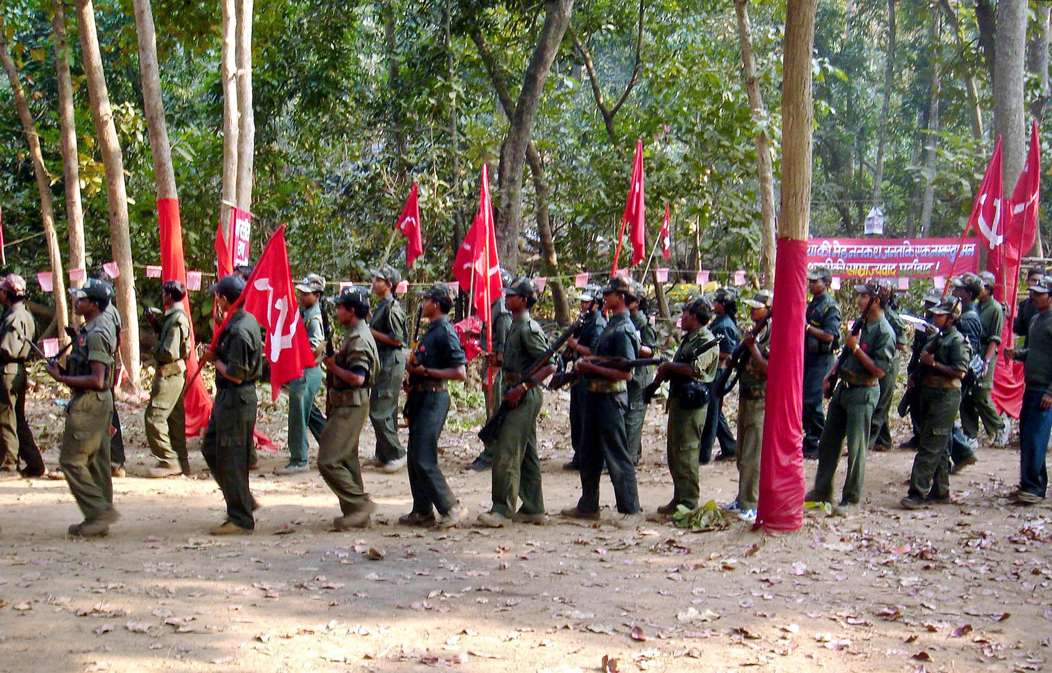 Maoist rebels in the Indian state of Chhatisgarh. Photo: AP 