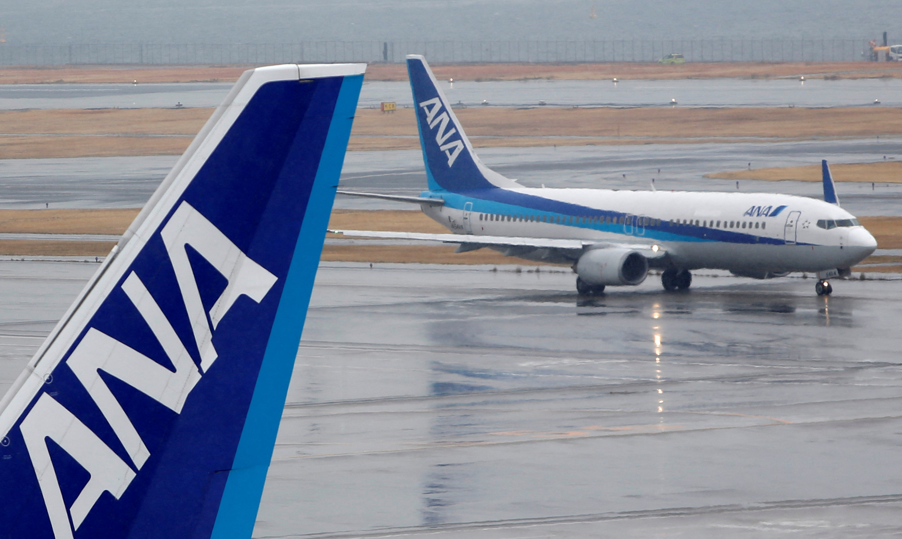 All Nippon Airways’ (ANA) planes are seen at Tokyo’s Haneda airport. Photo: Reuters