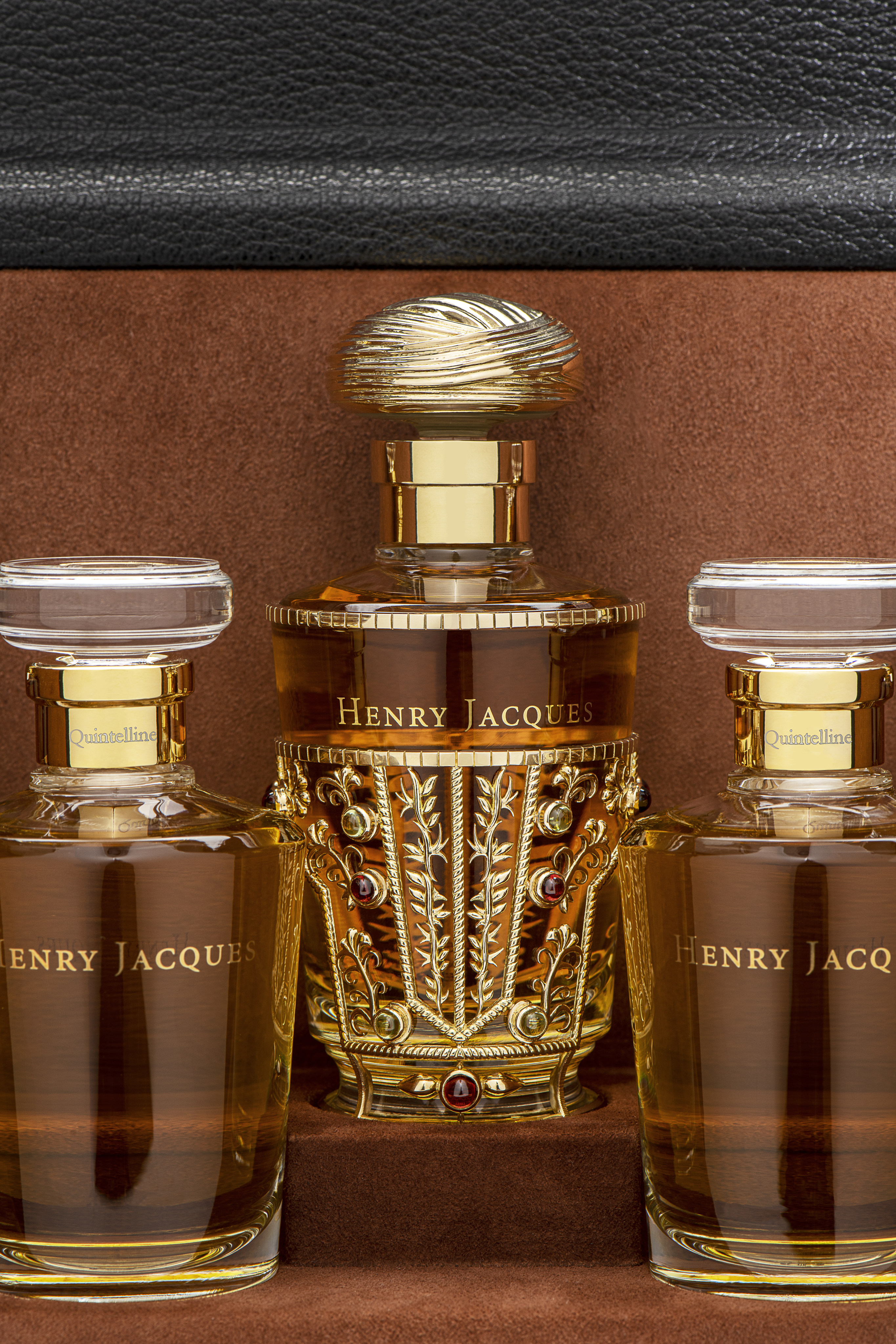 The height of luxury: a bespoke fragrance chest by Henry Jacques. Photos: Henry Jacques