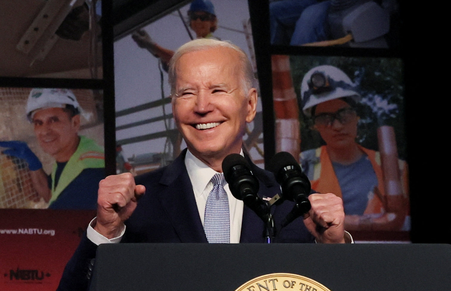 US President Joe Biden has announced his re-election campaign. Photo: Reuters