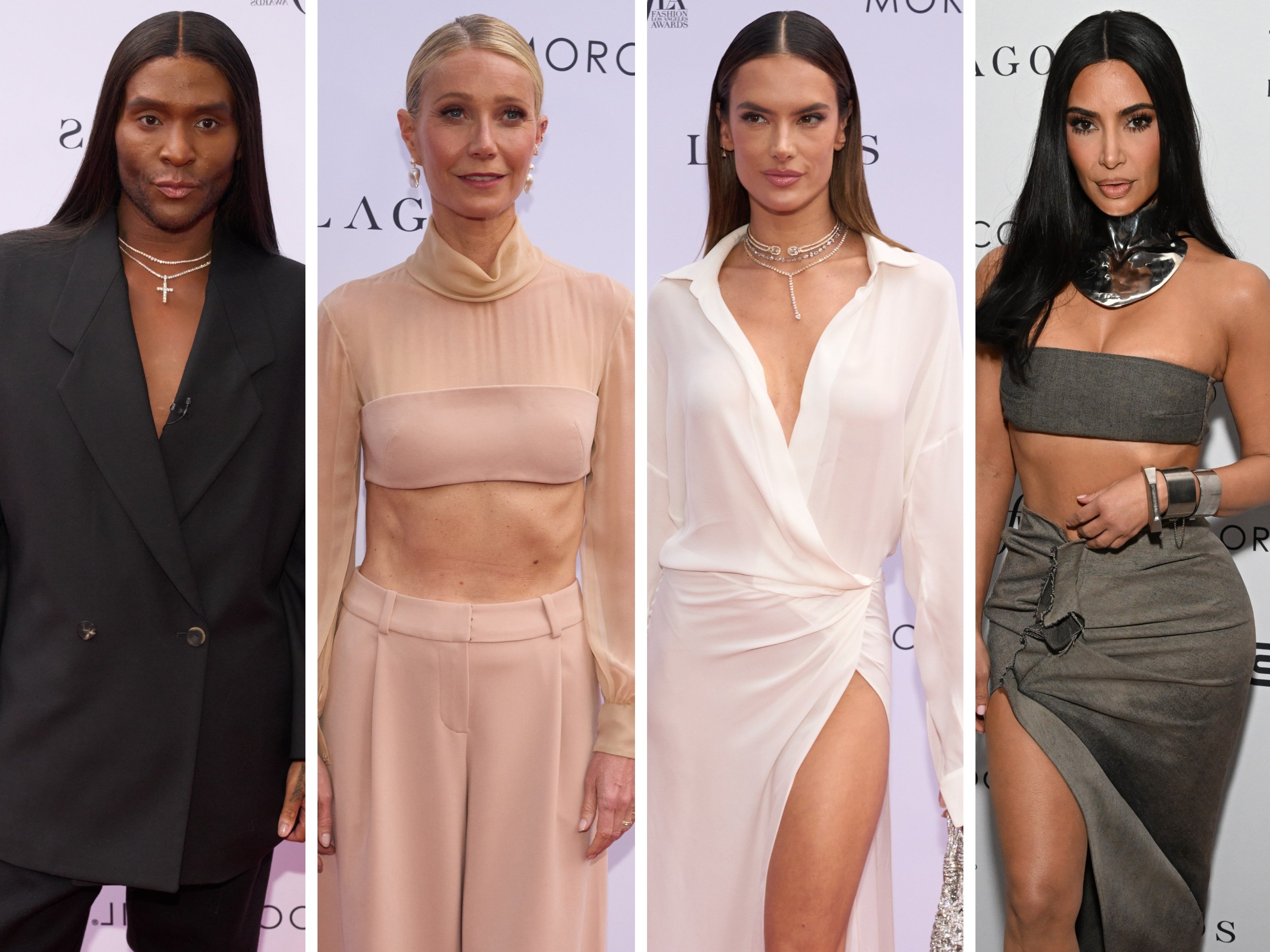 Celebrities and A-listers such as Law Roach, Gwyneth Paltrow, Alessandra Ambrosio and Kim Kardashian gathered at the Daily Front Row’s Fashion Awards on April 23. Photos: Getty Images, EPA