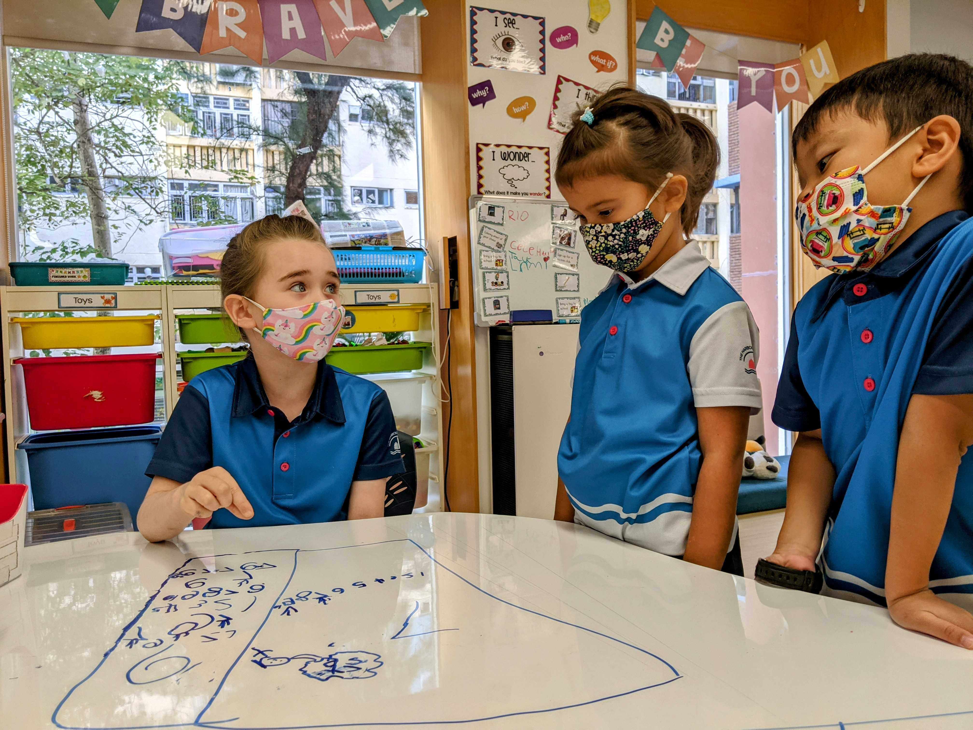 Start as you mean to go on: play has social, emotional and physical benefits that promote more effective learning later. Photo: Harbour School Hong Kong