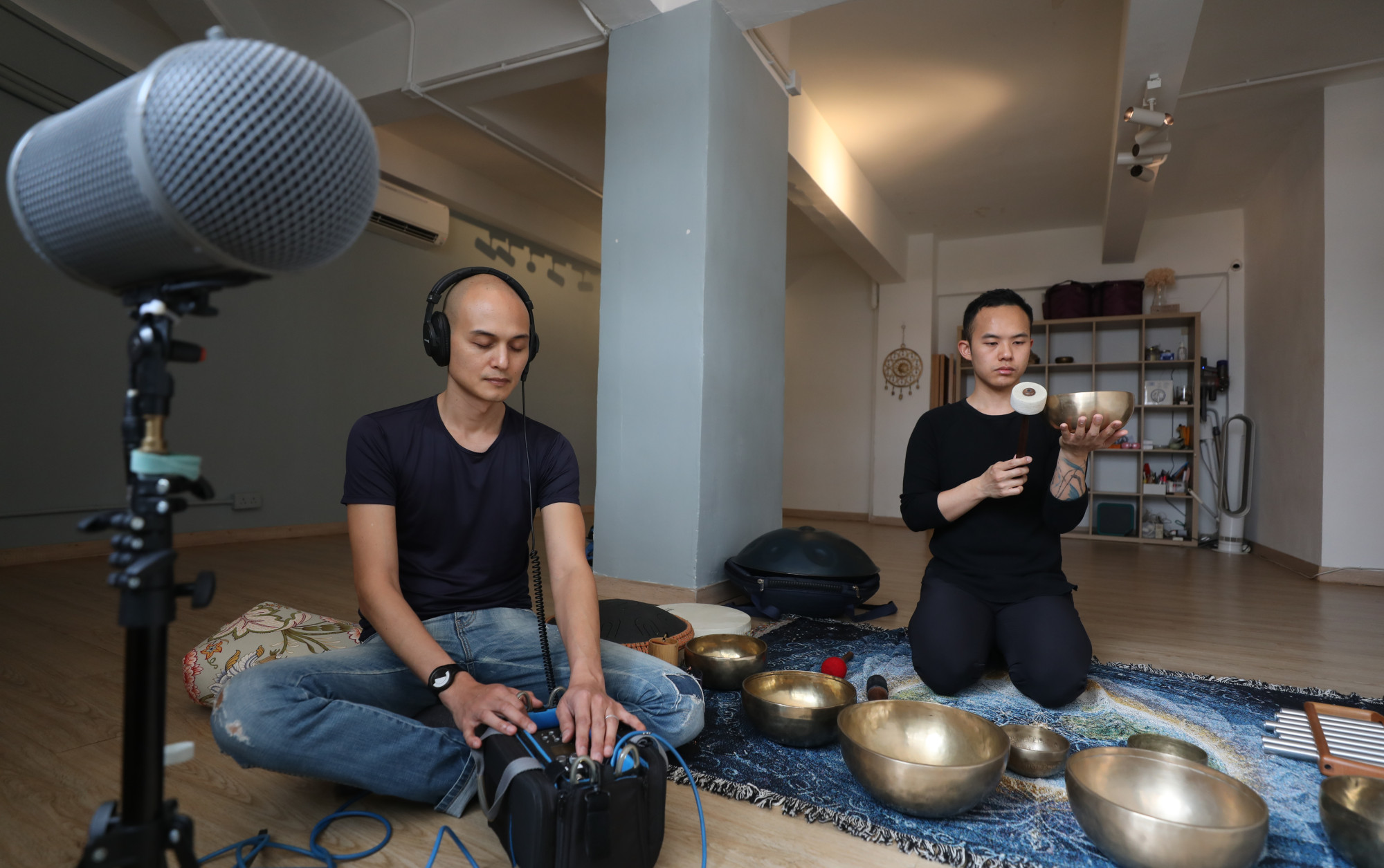 Never had a sound bath? Live recordings of practitioners in Hong Kong