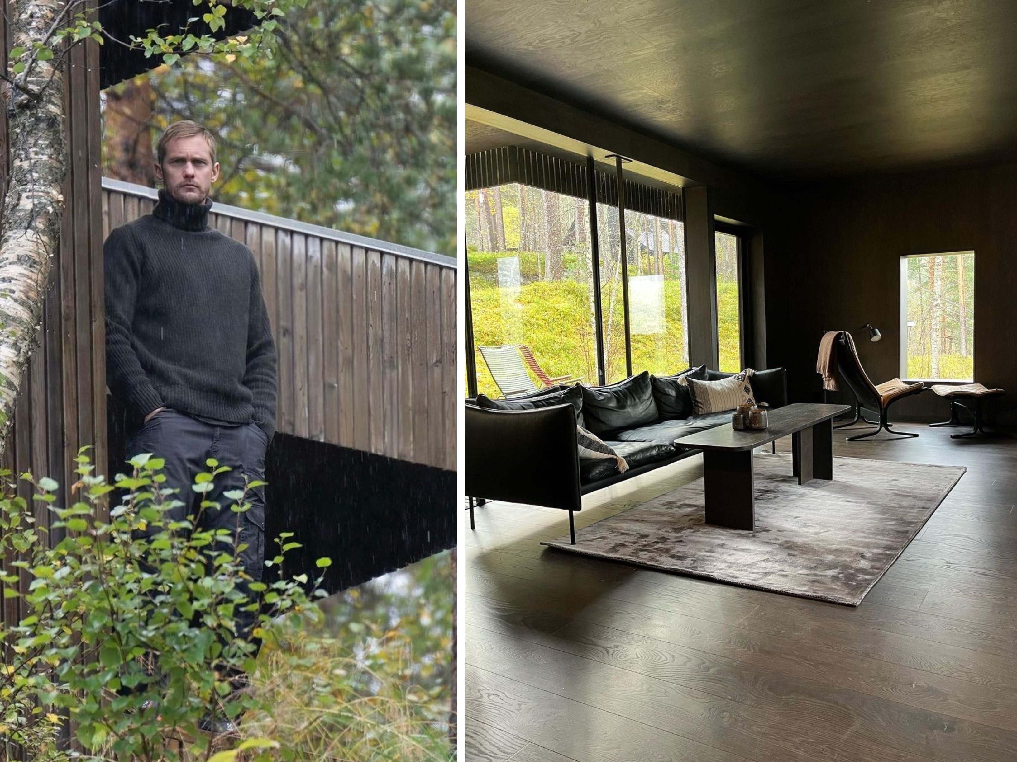 The most recent episode of Succession had the cast, including Alexander Skarsgård as  Lukas Matsson, checking into Norway’s gorgeous Juvet Landscape Hotel. Photos: @juvetlandscapehotel/Instagram