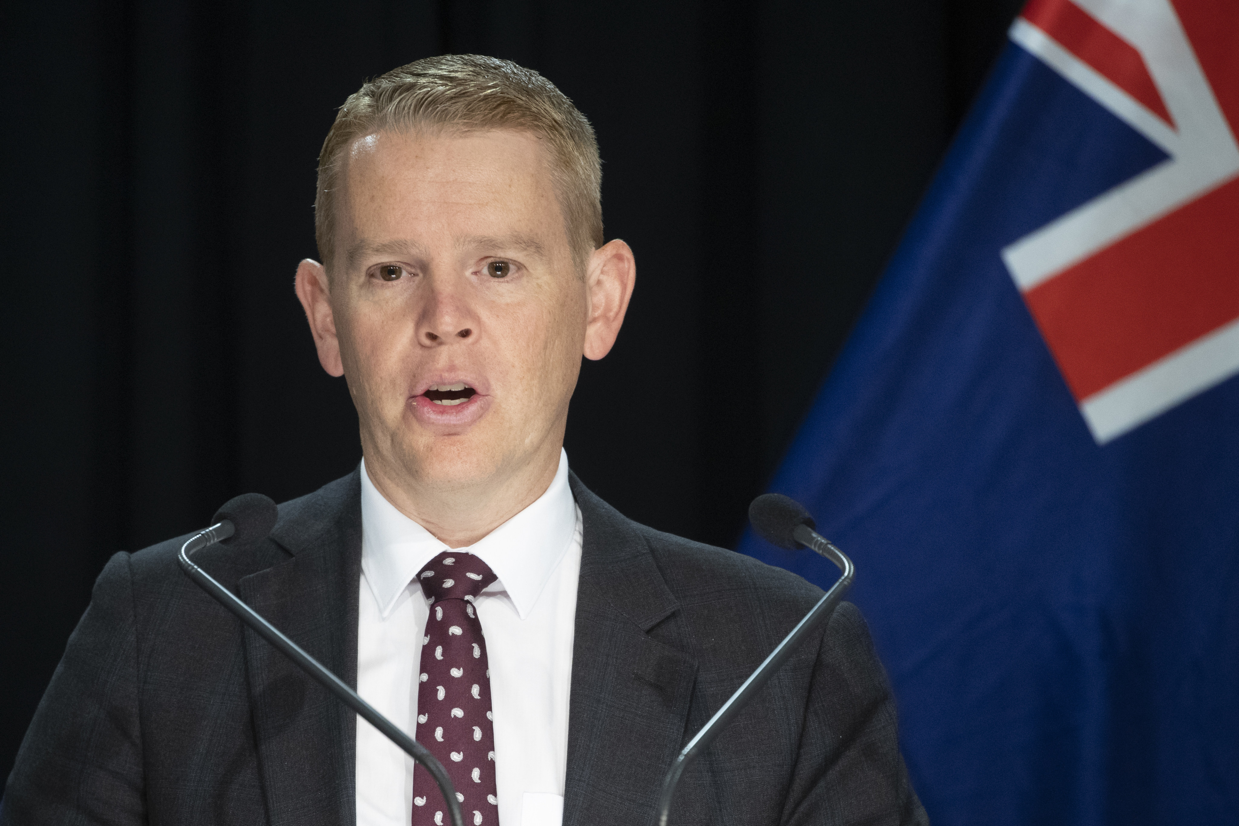 New Zealand Prime Minister Chris Hipkins. Hours before he was due to depart for the UK to attend the coronation of King Charles III, he said he personally favours his country becoming a republic. Photo: via AP