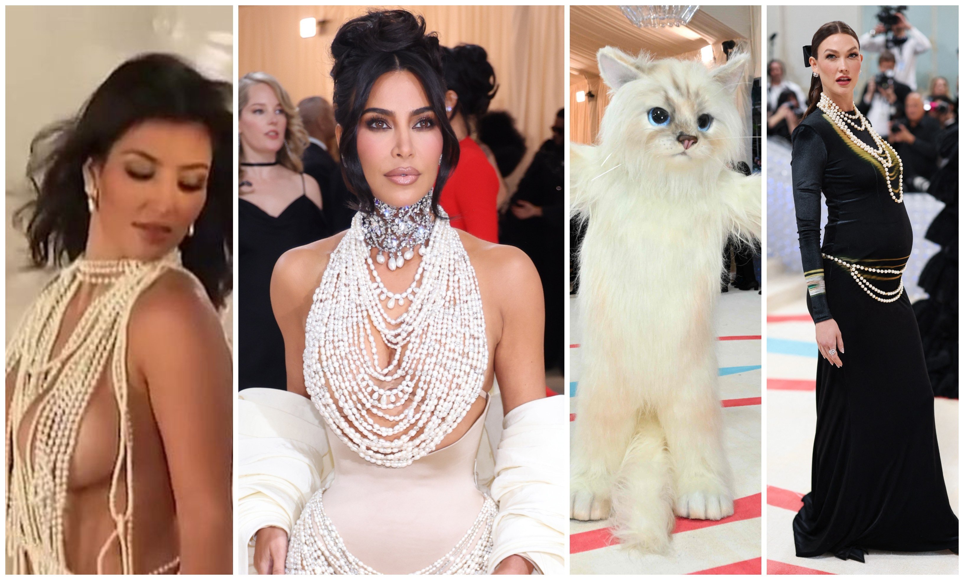 Kim Kardashian wore a Playboy throwback look with pearls, Jared Leto showed up in a cat suit and Karlie Kloss revealed her pregnancy at the Met Gala, fashion’s biggest night in the US. Photos: EPA-EFE, AFP, Reuters