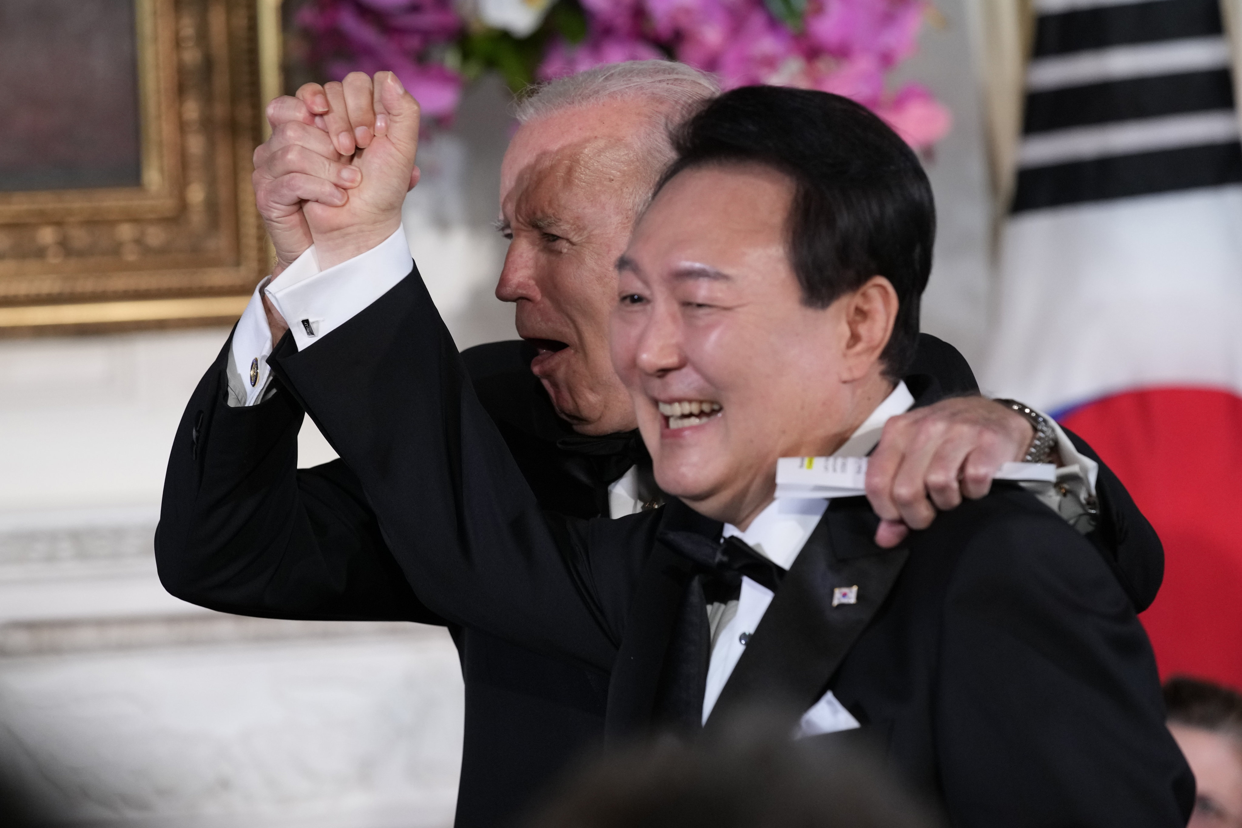 Yoon held a summit with Biden during his five-day state visit to the US that ended on April 28. The two leaders issued what was titled the Washington Declaration. Photo: AP
