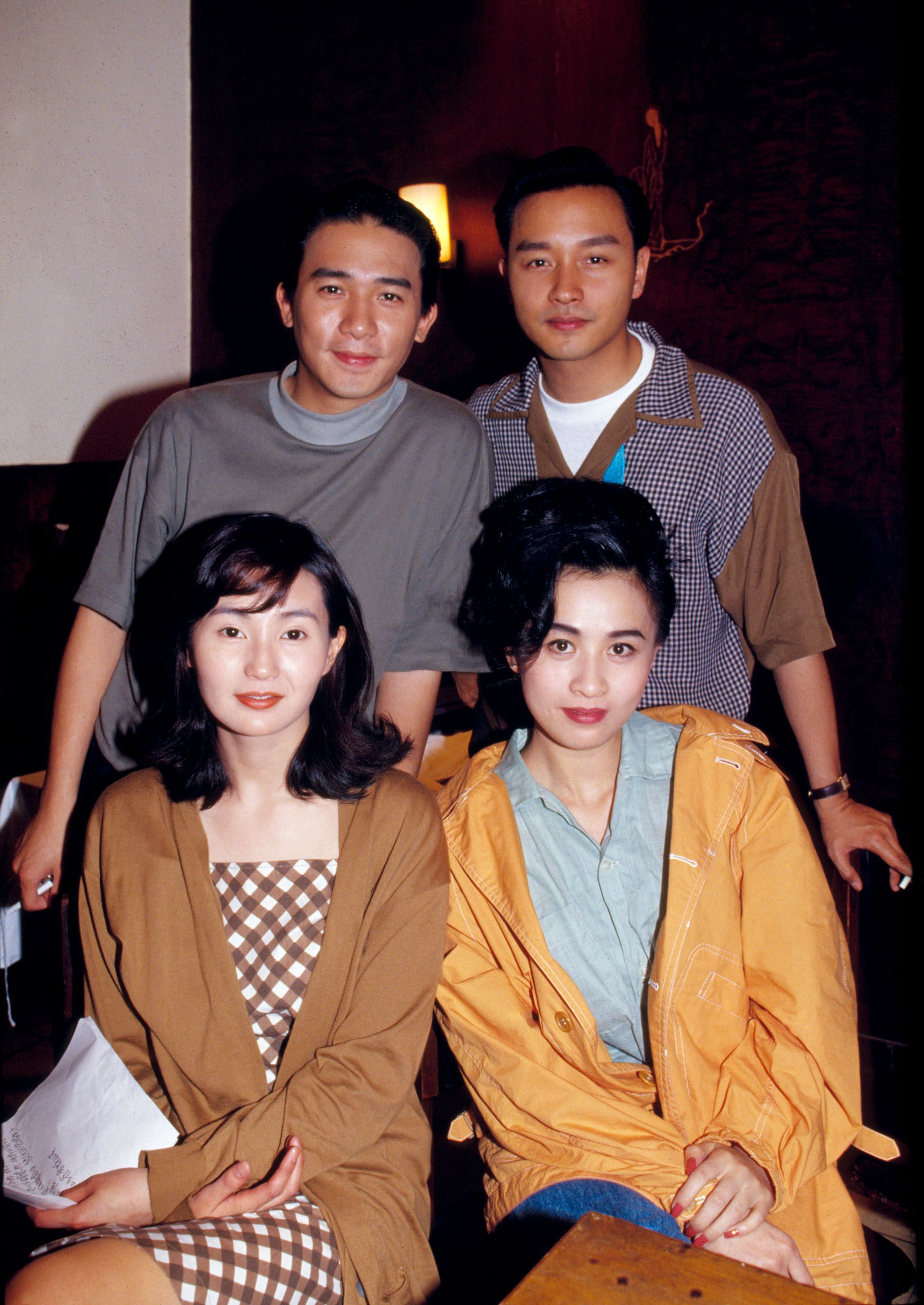 Leslie Cheung, Carina Lau, Maggie Cheung and Tony Leung in Wong Kar-wai’s film Days of Being Wild in 1990. Photo: Michael Tsui