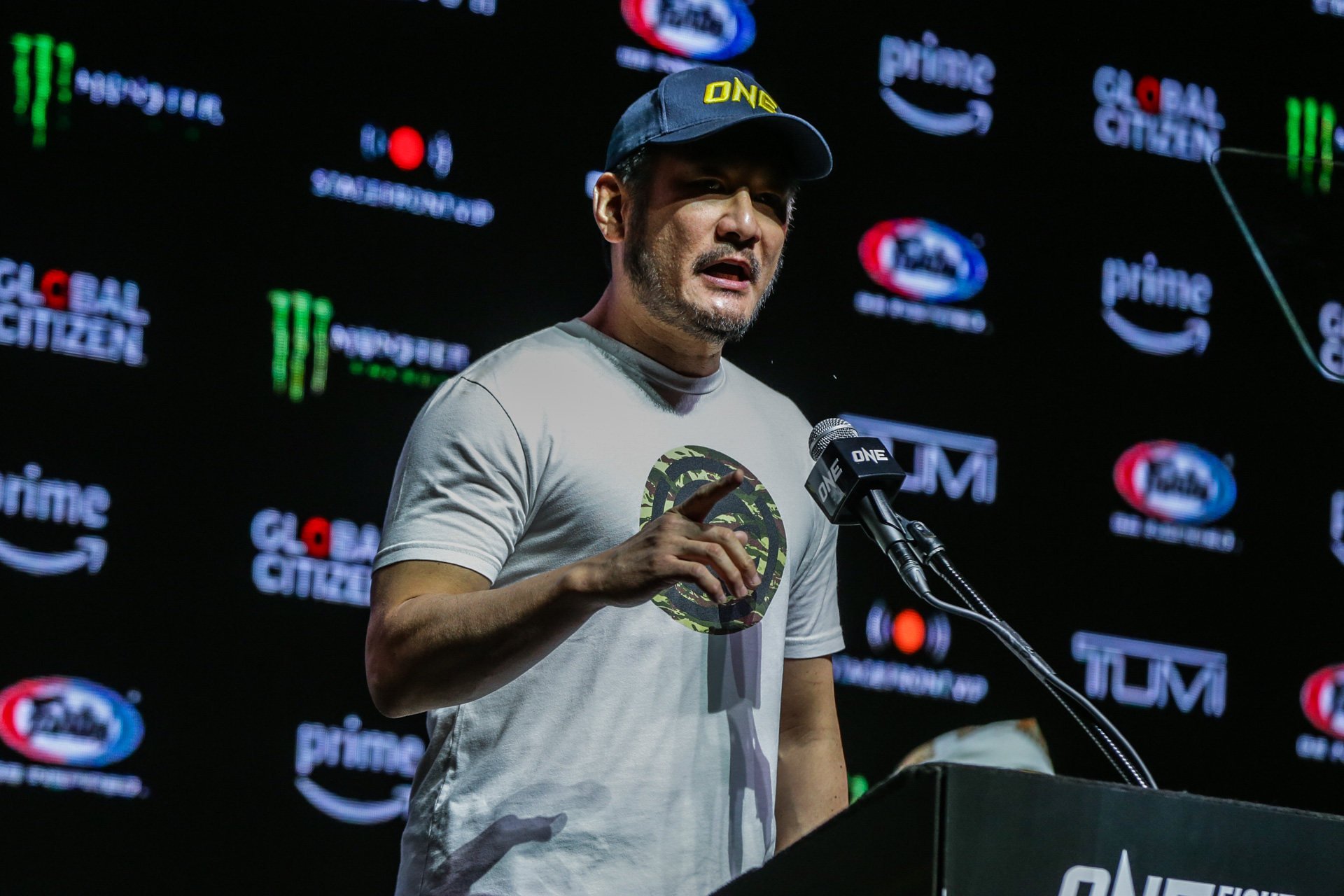 Chatri Sityodtong speaks at the ONE Fight Night 10 press conference in Denver, Colorado. Photos: ONE Championship