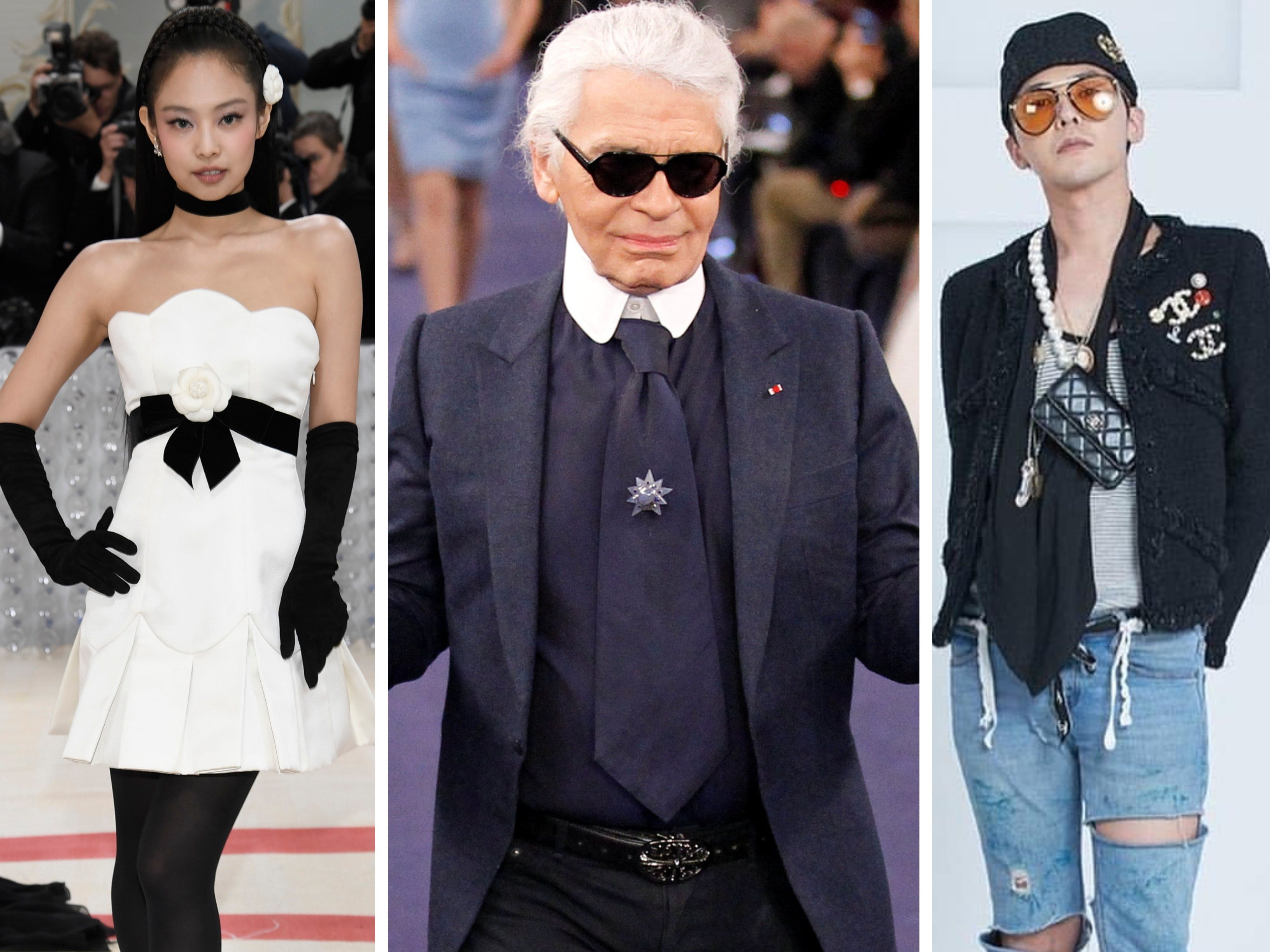 Inside Karl Lagerfeld's love for K-pop stars, from Blackpink's Jennie who  debuted at the 2023 Met Gala, to Big Bang's G-Dragon who walked in his Chanel  couture show in 2015